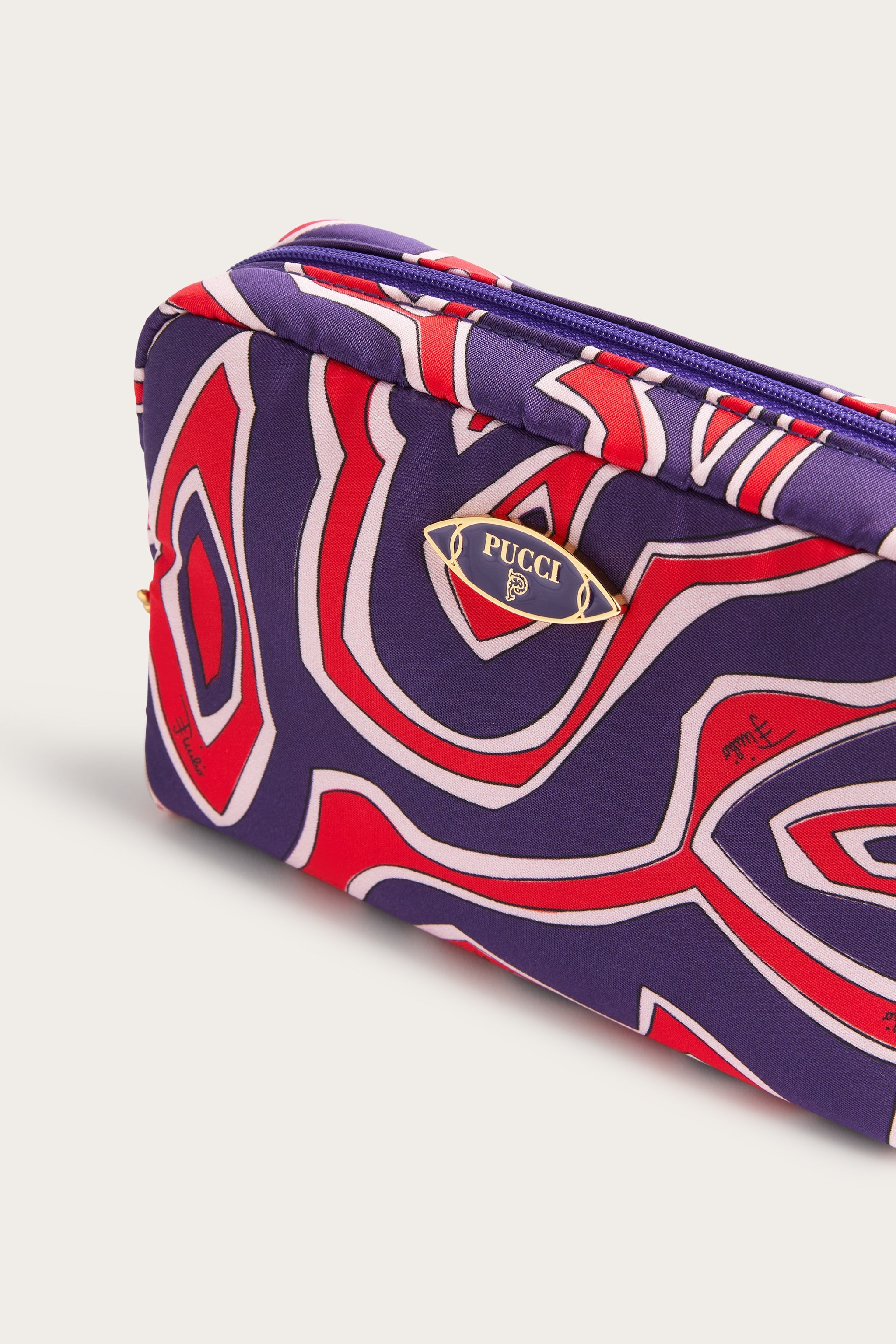 Emilio Pucci Beauty Case Labirinto nylon multicolore OS