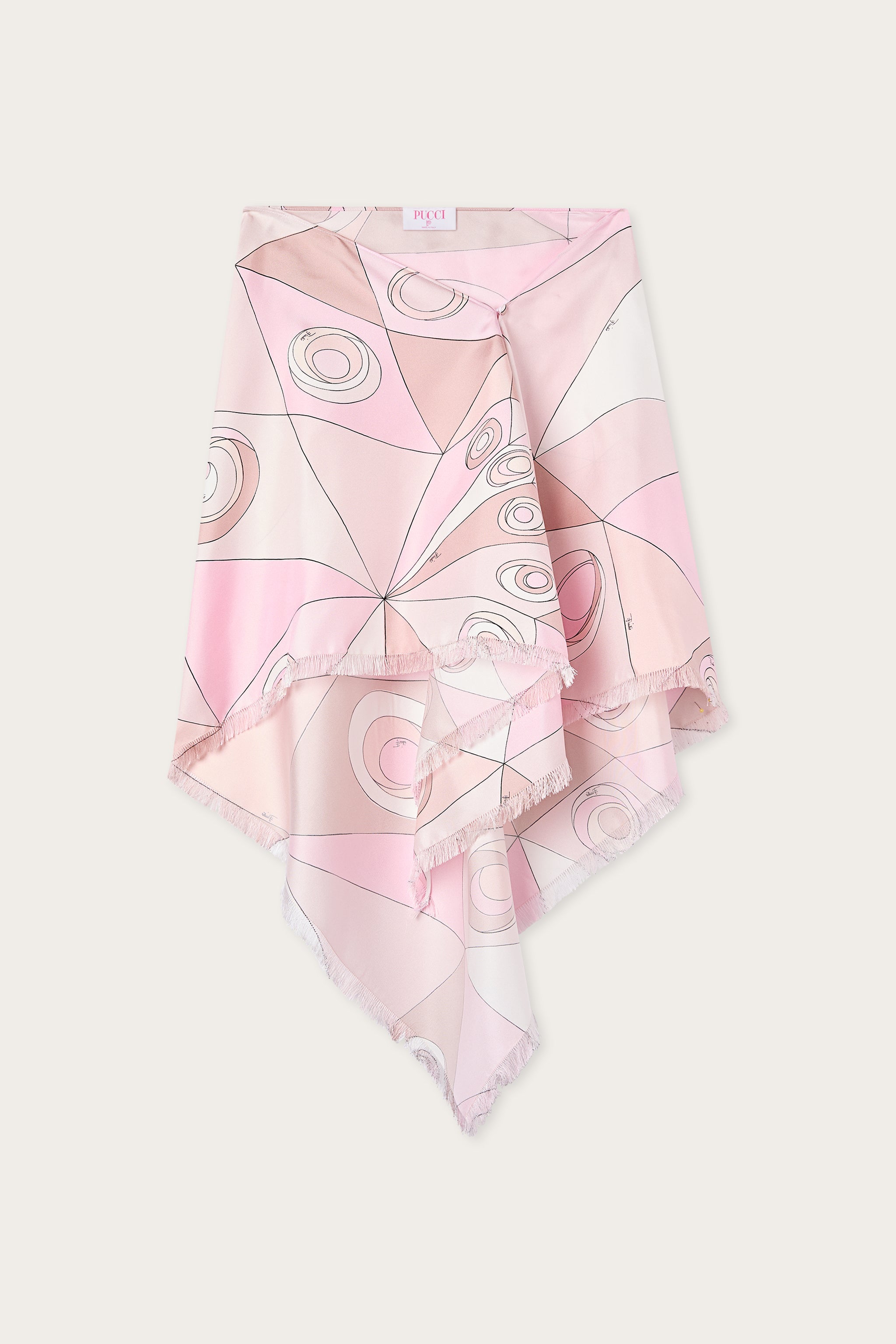 Emilio Pucci Occhi 6HRV336H945062 jupe rose nude