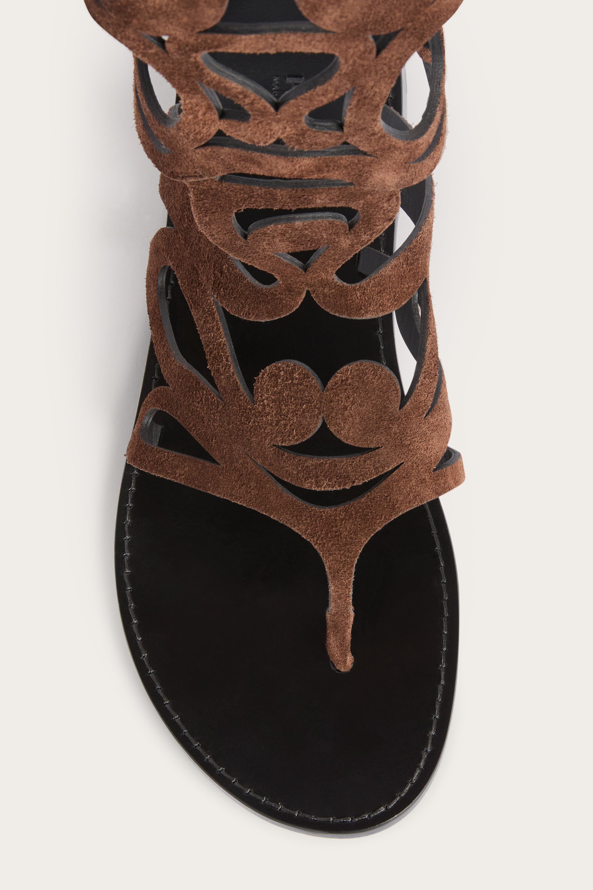 Emilio Pucci Shoes sandales gladiateur chocolat daim 36-41
