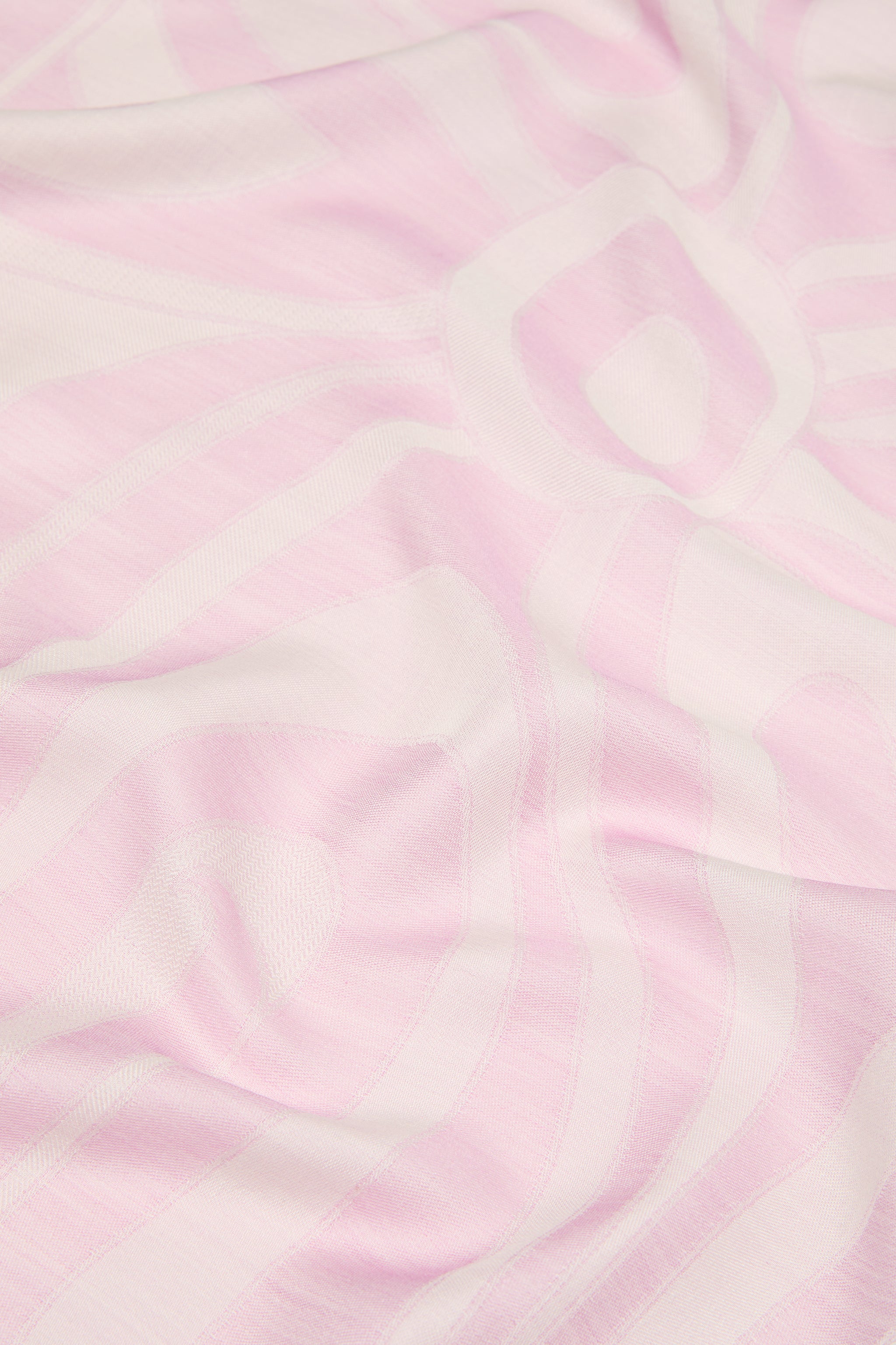 Emilio Pucci Silks foulard Marmo lilas soie laine 70x200