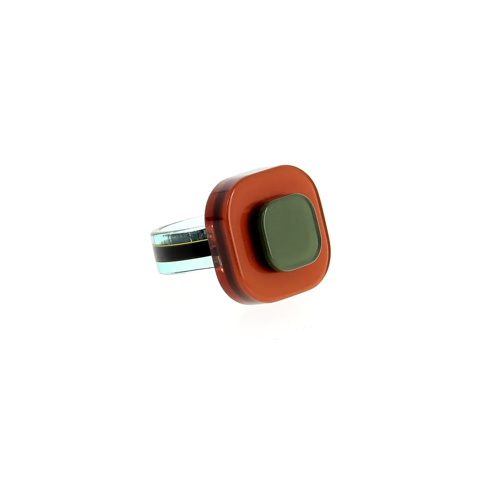 Xavier Derome BG 02 C259-257 bague acétate taille M-57