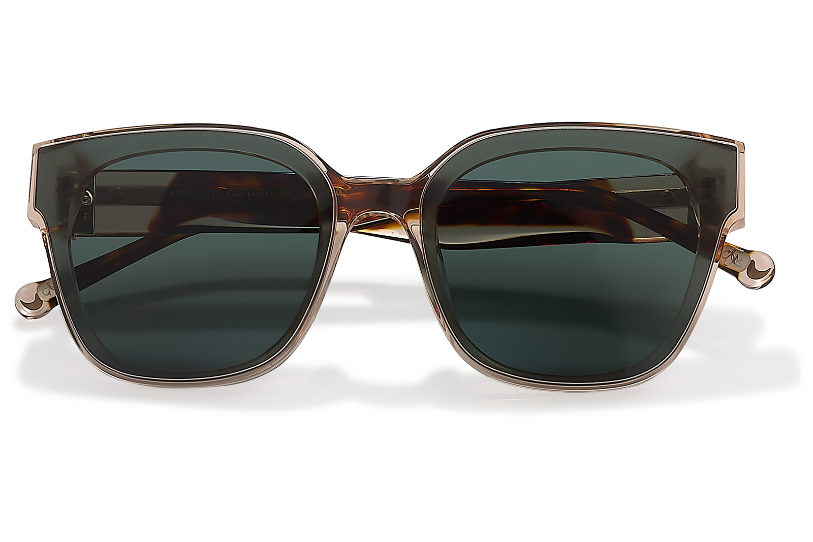 Clémence & Margaux La Calypso lunettes de soleil Noir polarisé verres plats