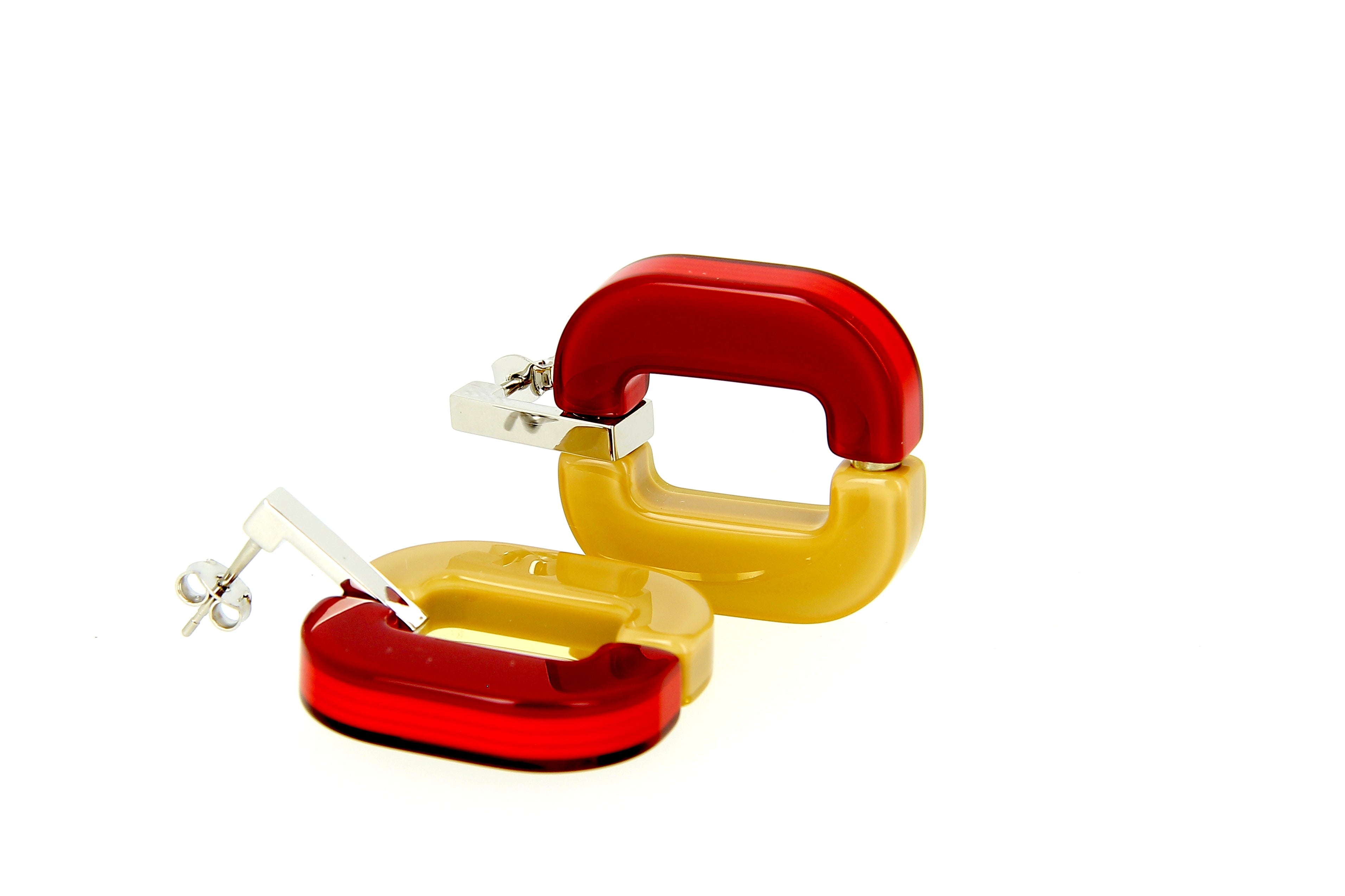 Xavier Derome BO 01 C73-181 boucles d'oreilles percées