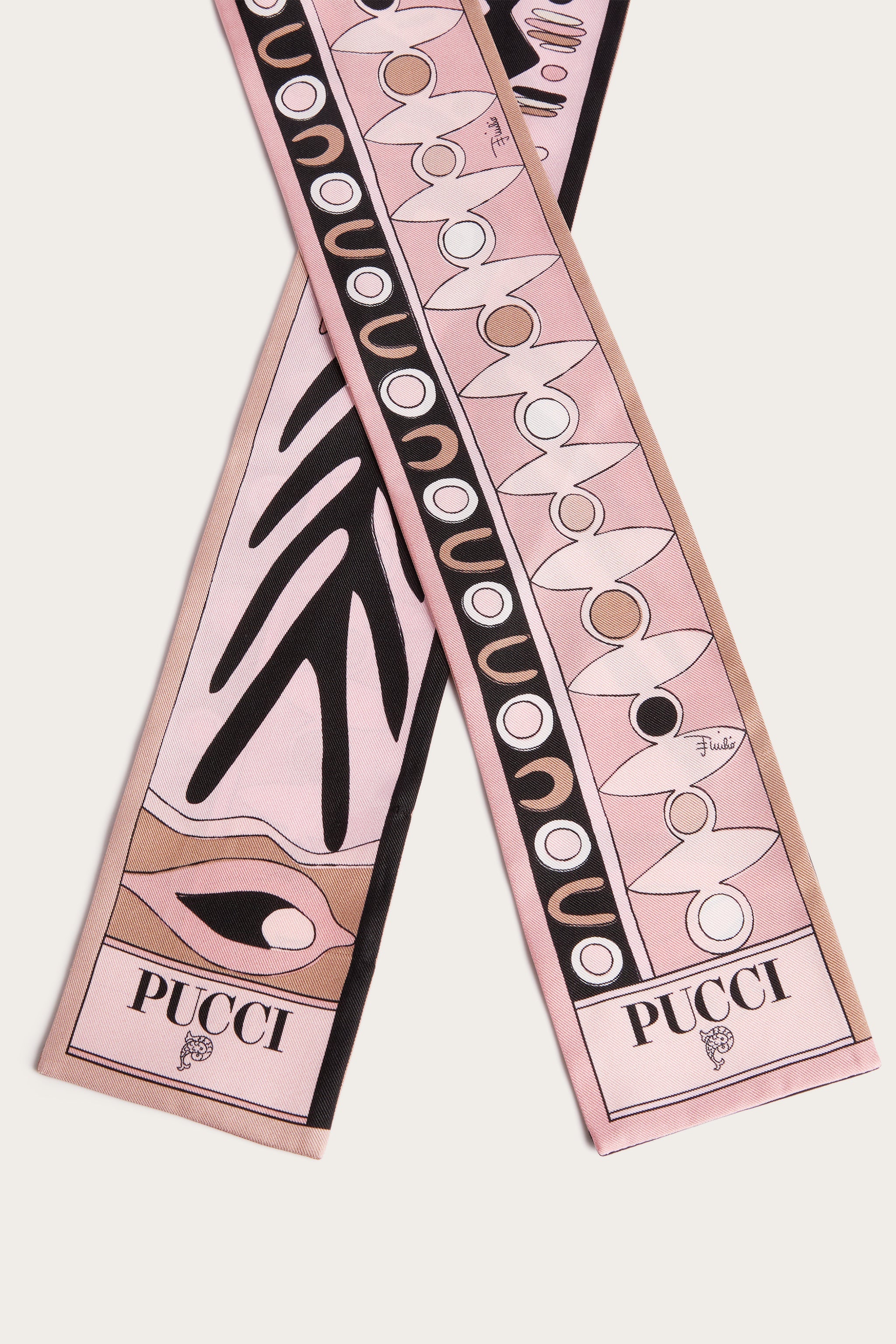 Emilio Pucci Mix Foulard Soie Femme Nude 8x160