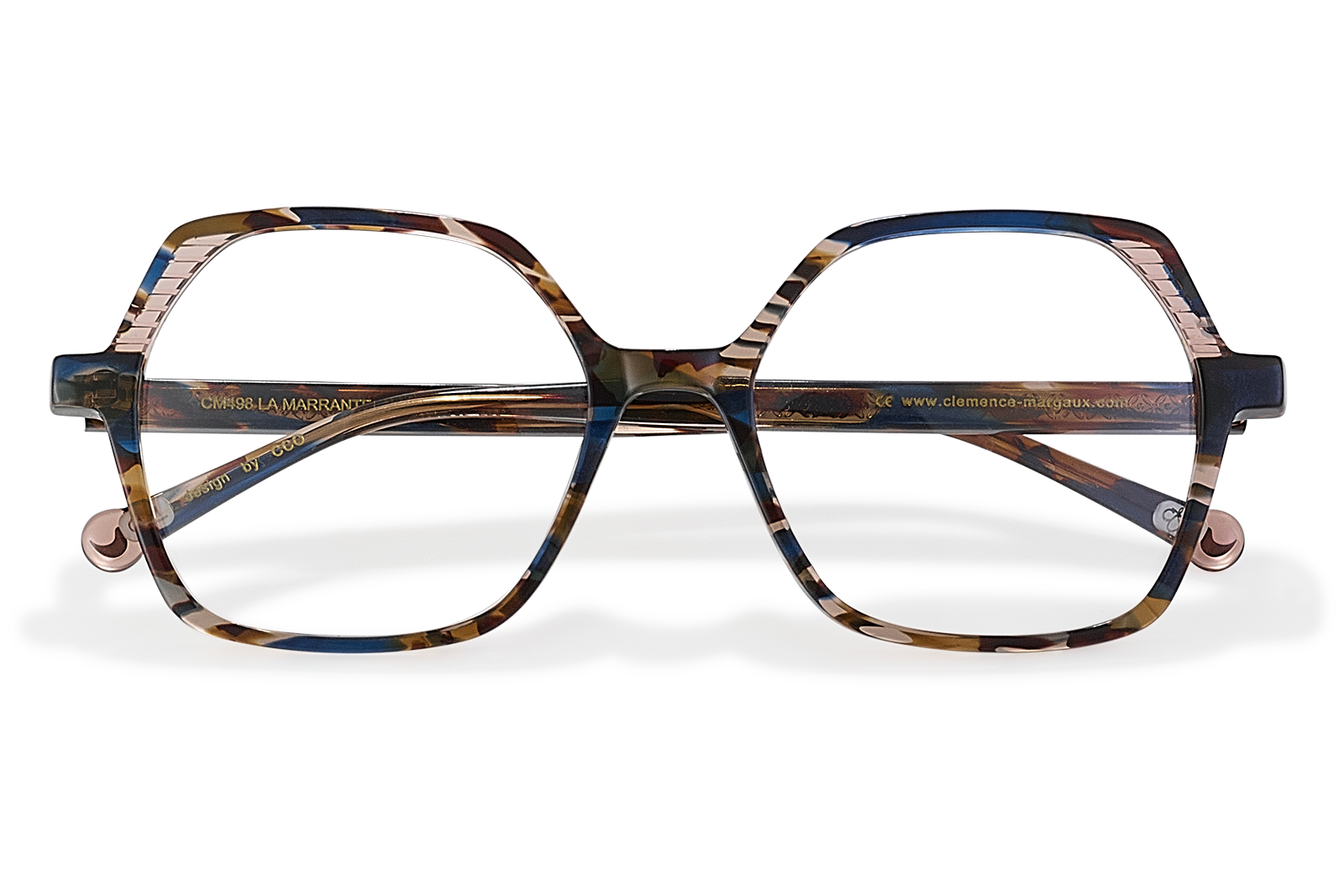 Clémence & Margaux La Marrante lunettes de vue rose nude