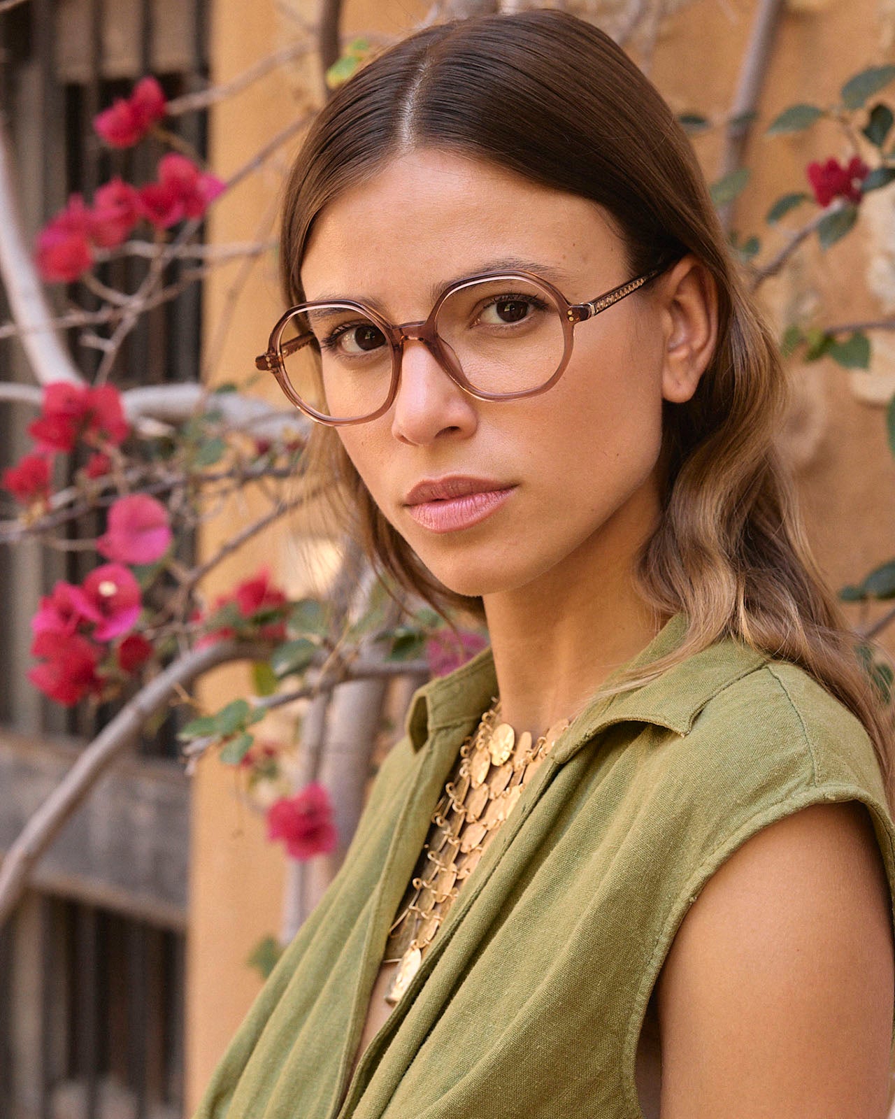 Clémence & Margaux La Chic And Glam lunettes de vue Noir forme tonneau