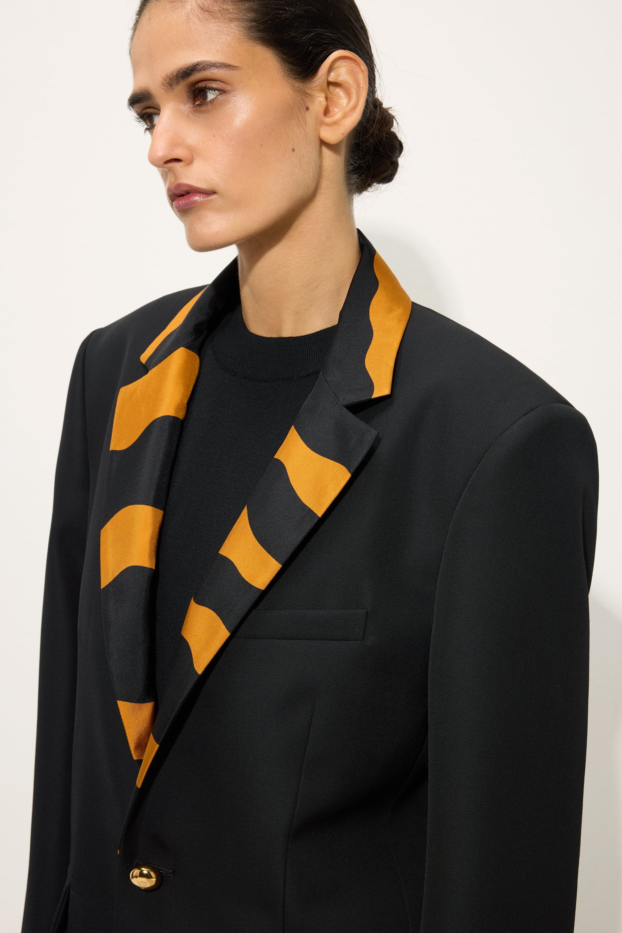 Emilio Pucci Jackets Giacca veste oversize laine noire