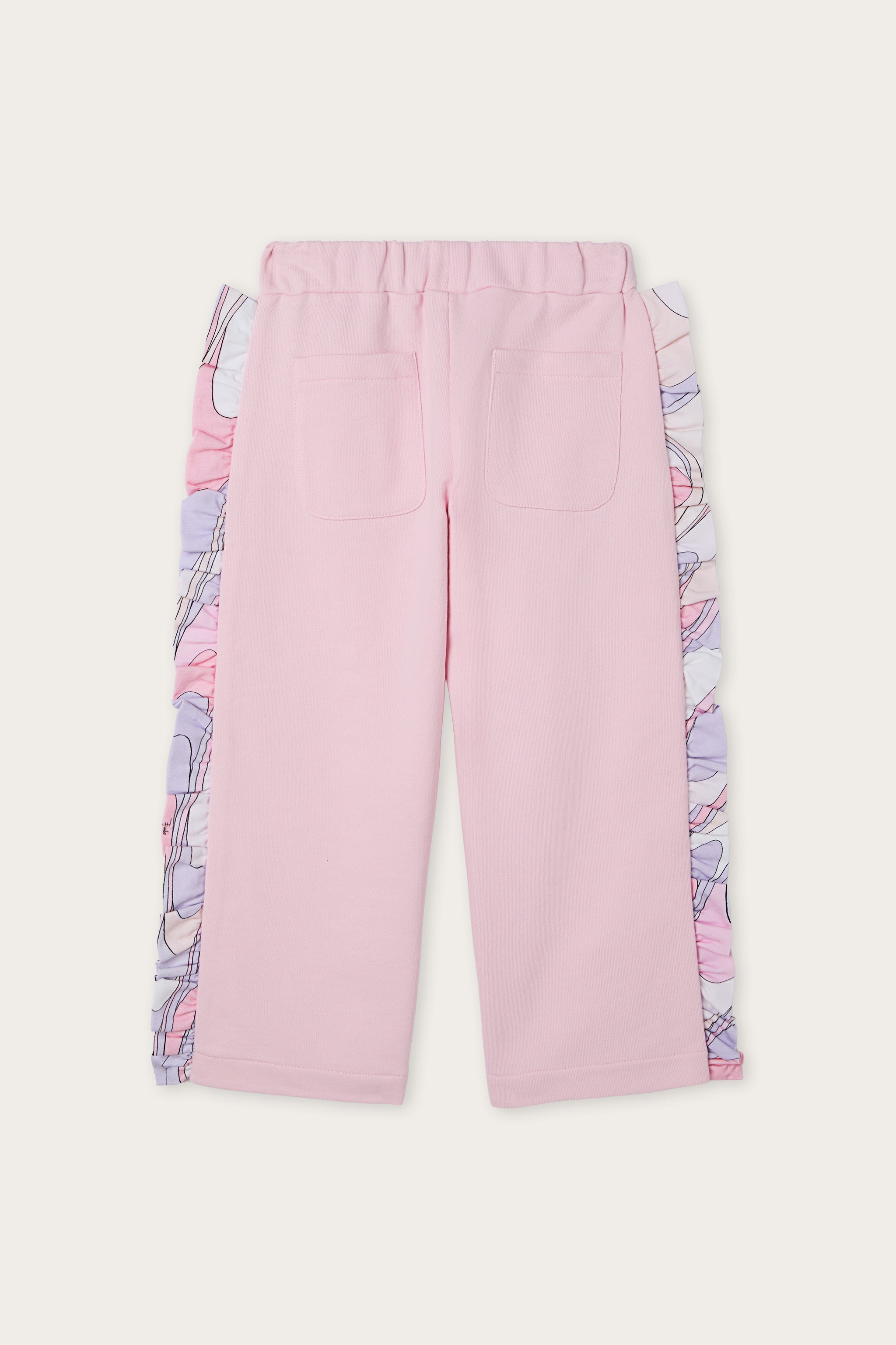 Emilio Pucci PANTS Joggers pantalon fille rose coton bio