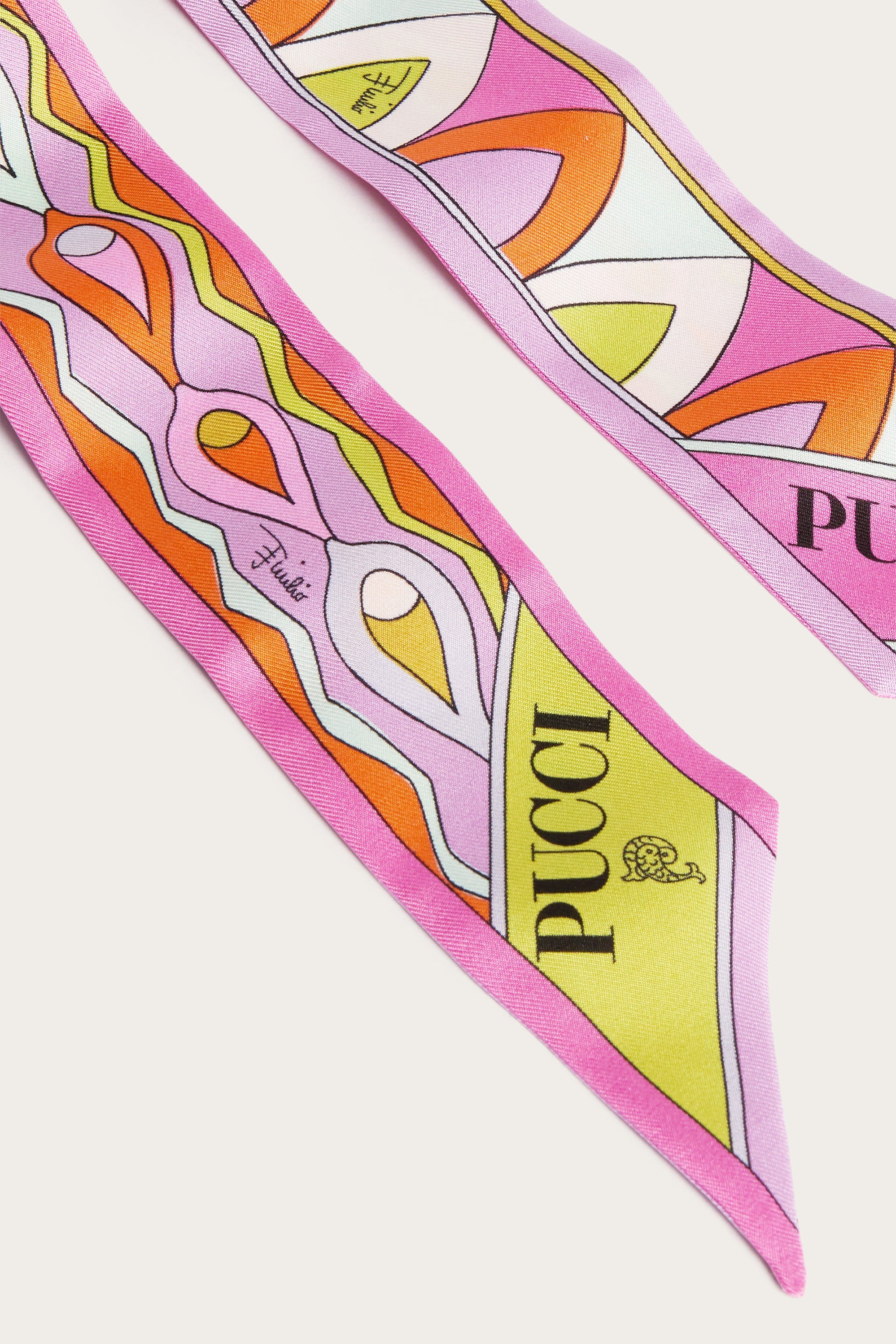 Emilio Pucci Silks bandeau soie multicolore 5x120