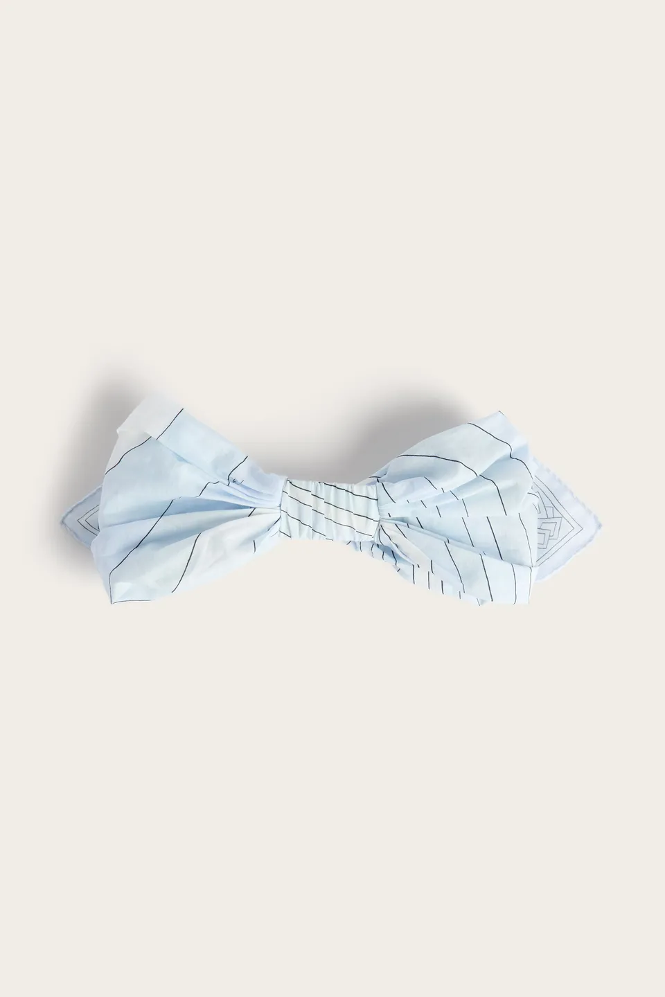 Emilio Pucci Iride bandeau cheveux coton bleu clair