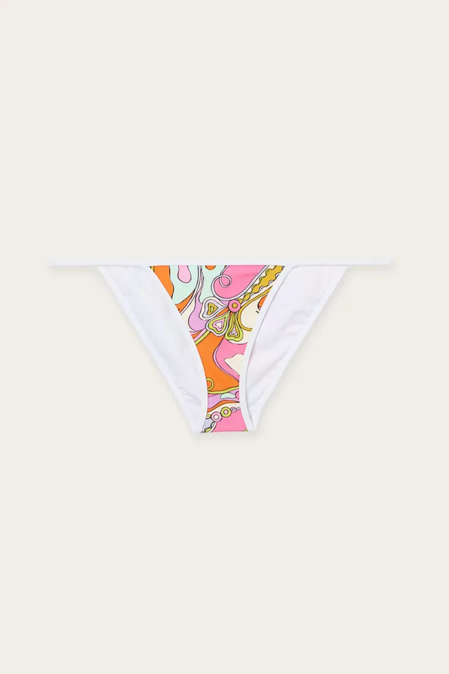 Emilio Pucci Orchidee slip bikini multicolore XS-XL