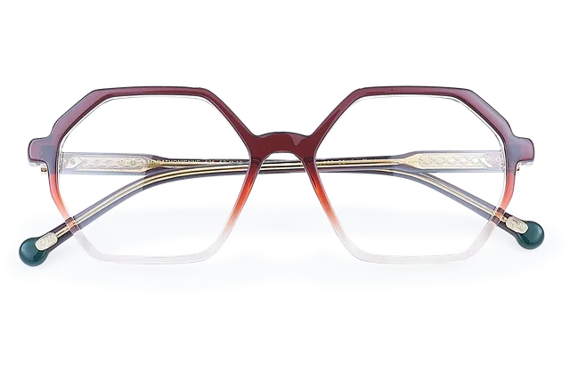 Clémence & Margaux La Marathonienne lunettes de vue dégradé rouge