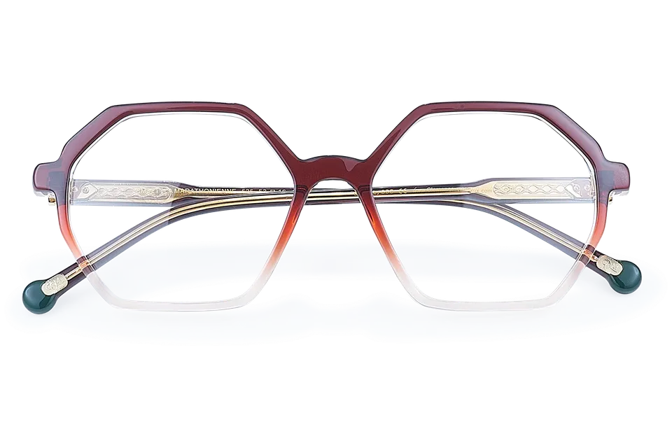 Clémence & Margaux La Marathonienne lunettes de vue dégradé rouge