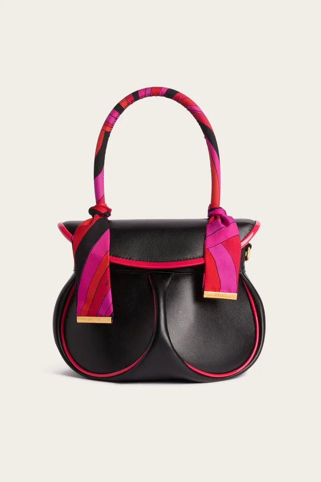 Emilio Pucci La Pupa sac hobo noir cuir
