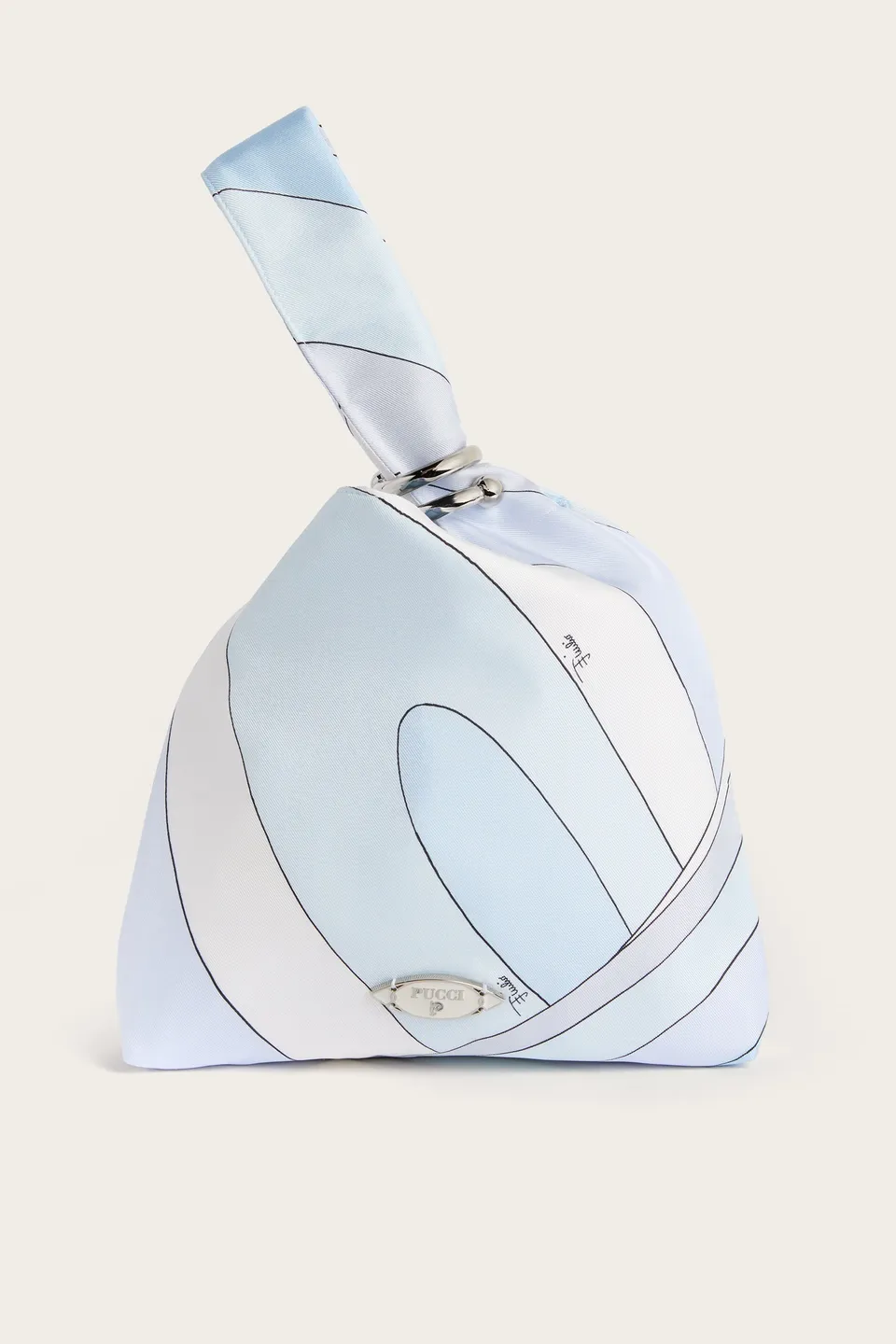 Emilio Pucci BAGS Emilio pochette soie bleu clair