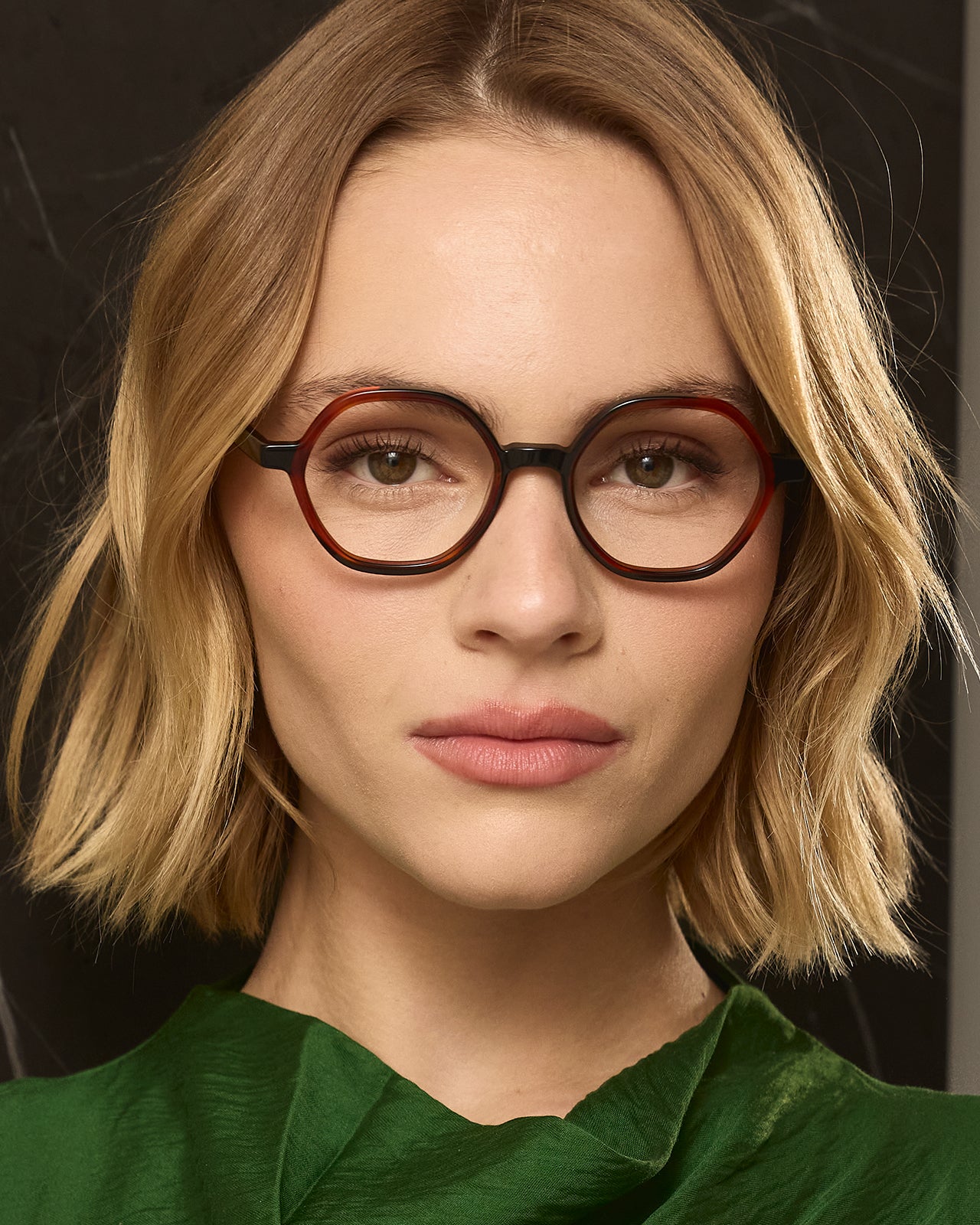 Clémence & Margaux L'Exquise lunettes de vue Noir & Cristal femme