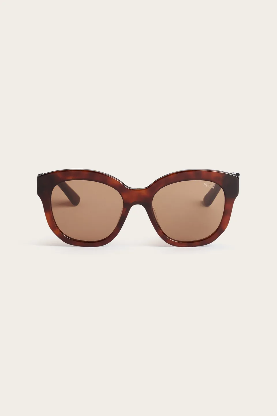 Emilio Pucci EP0254 lunettes de soleil blonde havana acétate