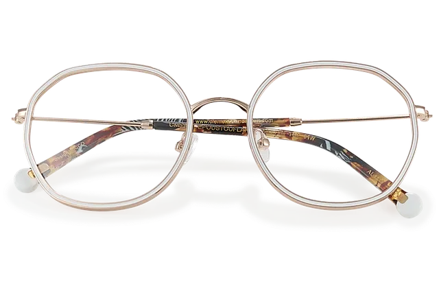 Clémence & Margaux Optiques L'Epoustouflante lunettes de vue blanc doré