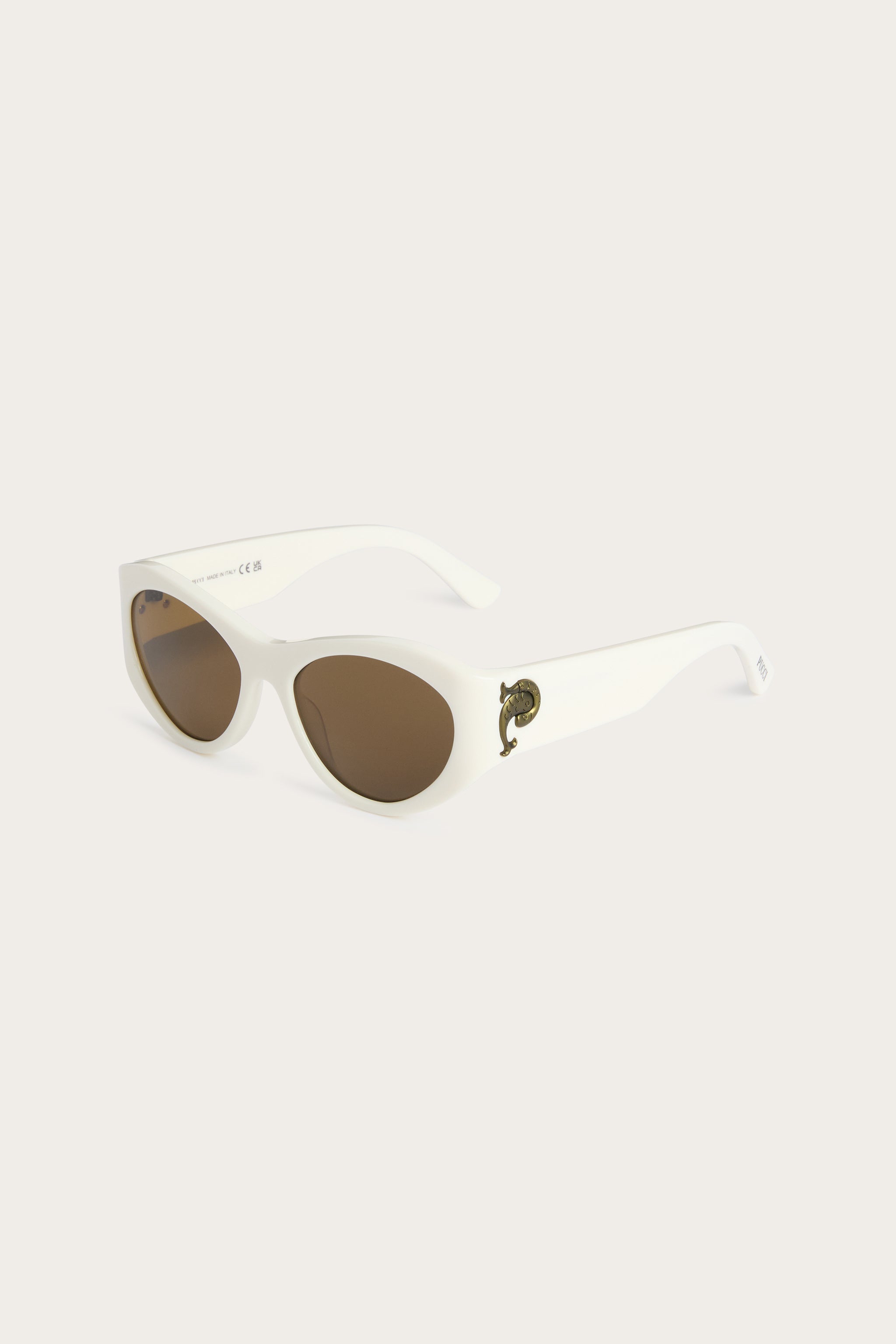 Emilio Pucci EP0249P007321E lunettes de soleil cat-eye blanc