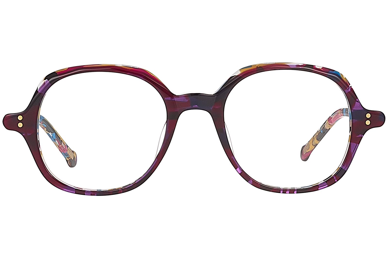 Clémence & Margaux La Plus Belle lunettes de vue Noir & Blanc tonneau