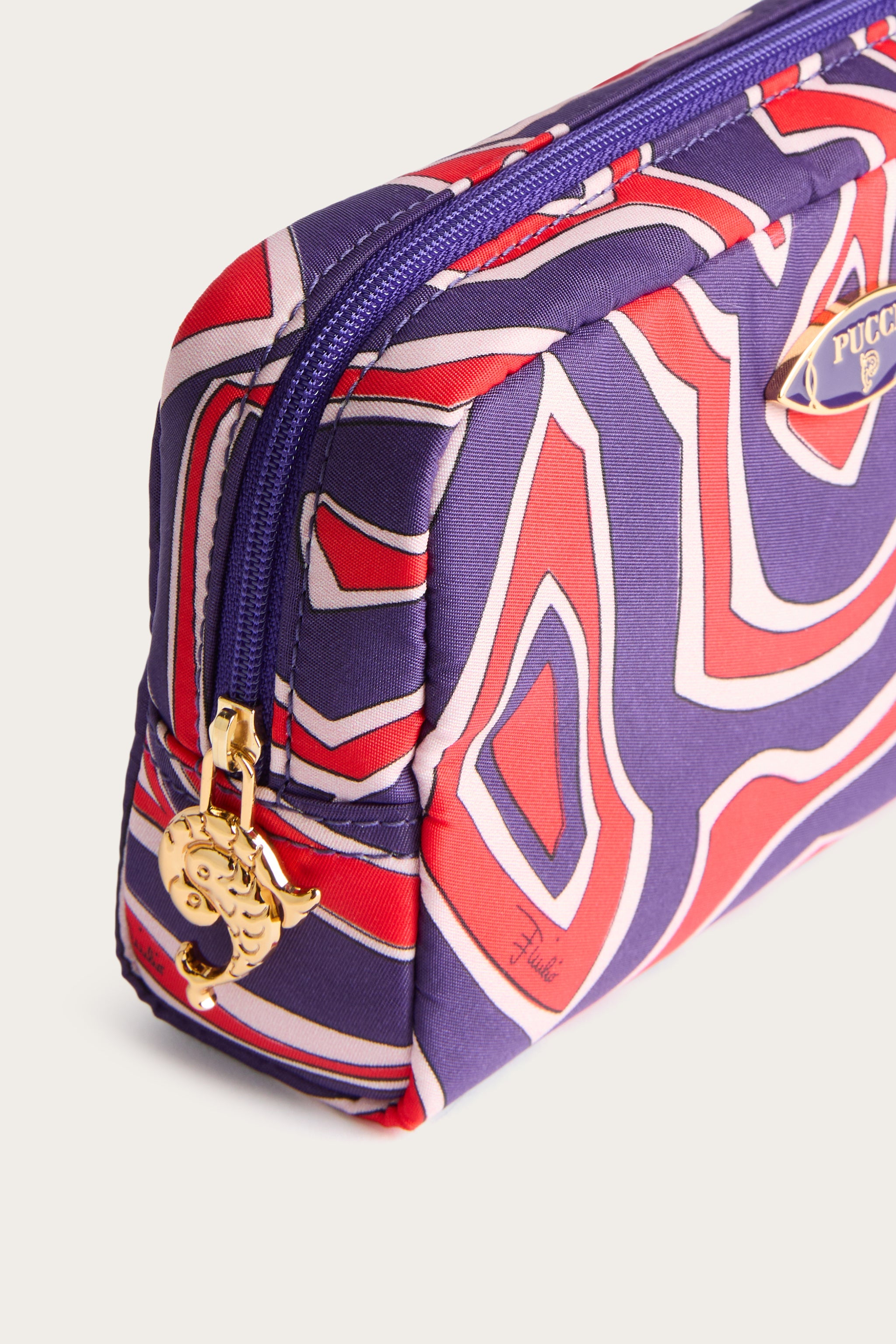 Emilio Pucci Beauty Case Labirinto nylon multicolore OS