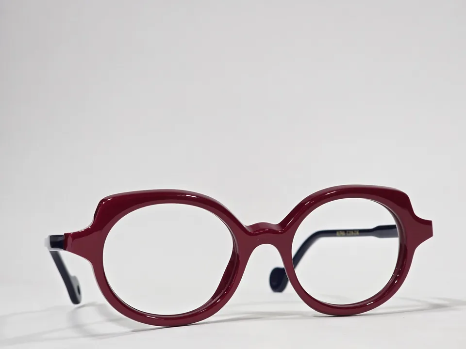 Xavier Derome Alpha C219 monture ronde bordeaux