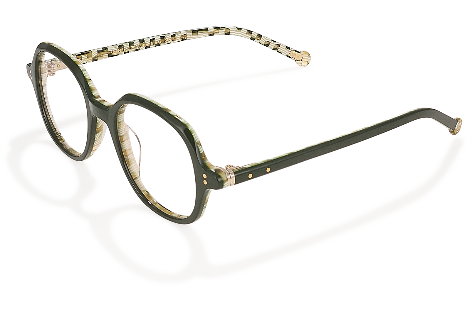 Clémence & Margaux La Plus Belle lunettes de vue Noir & Blanc tonneau