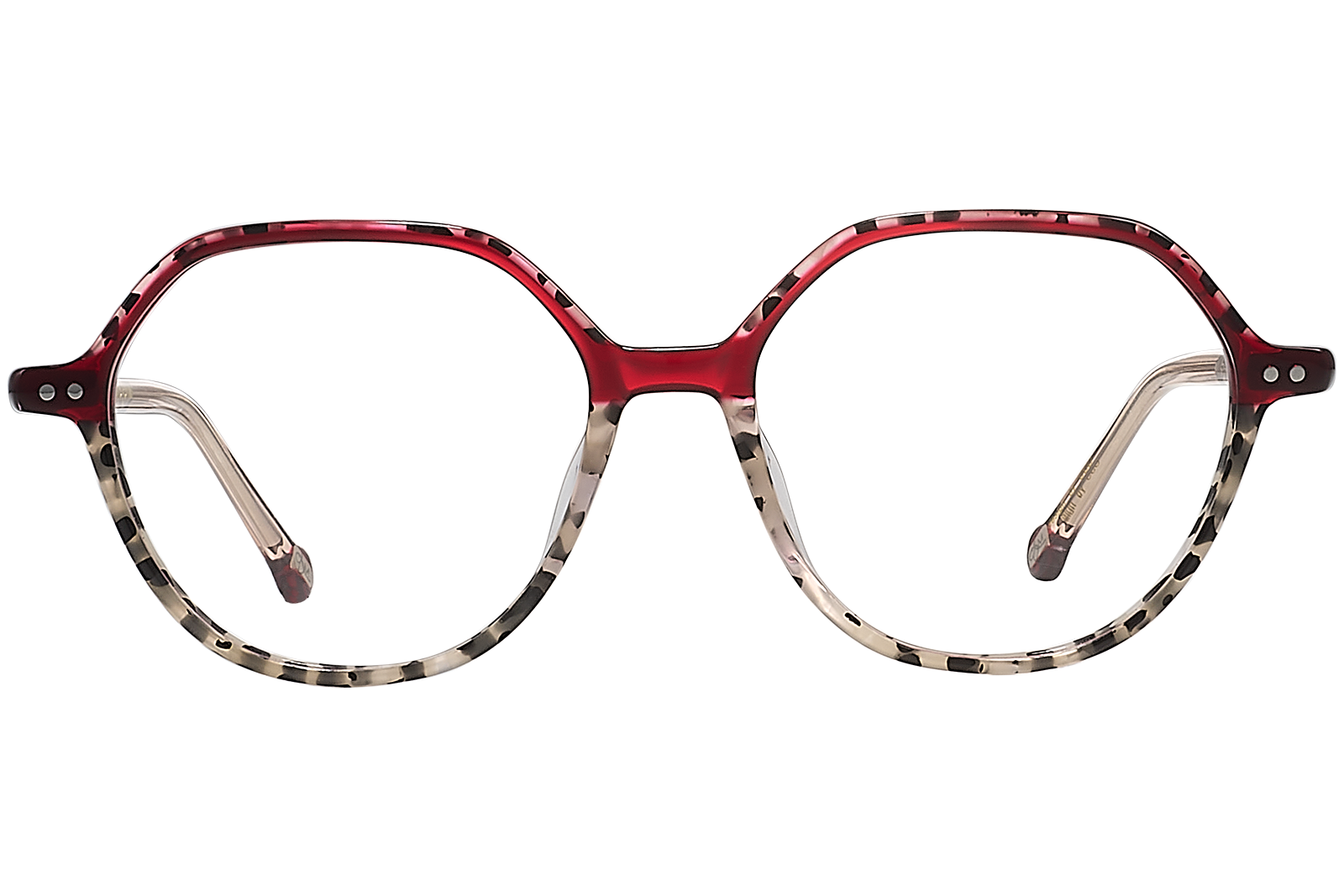Clémence & Margaux La Charmante lunettes de vue Noir & Brun pantos