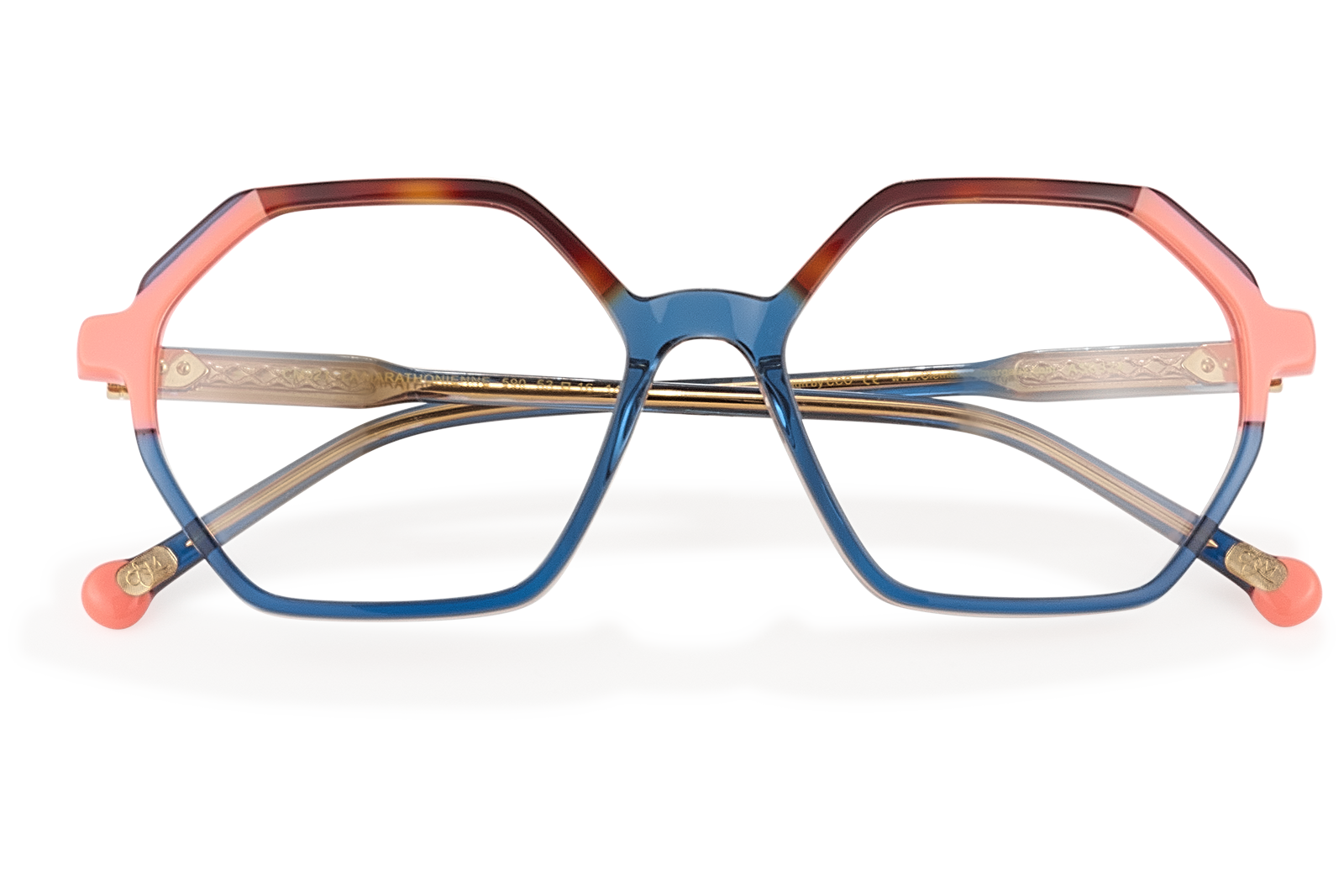 Clémence & Margaux La Marathonienne lunettes de vue dégradé rouge