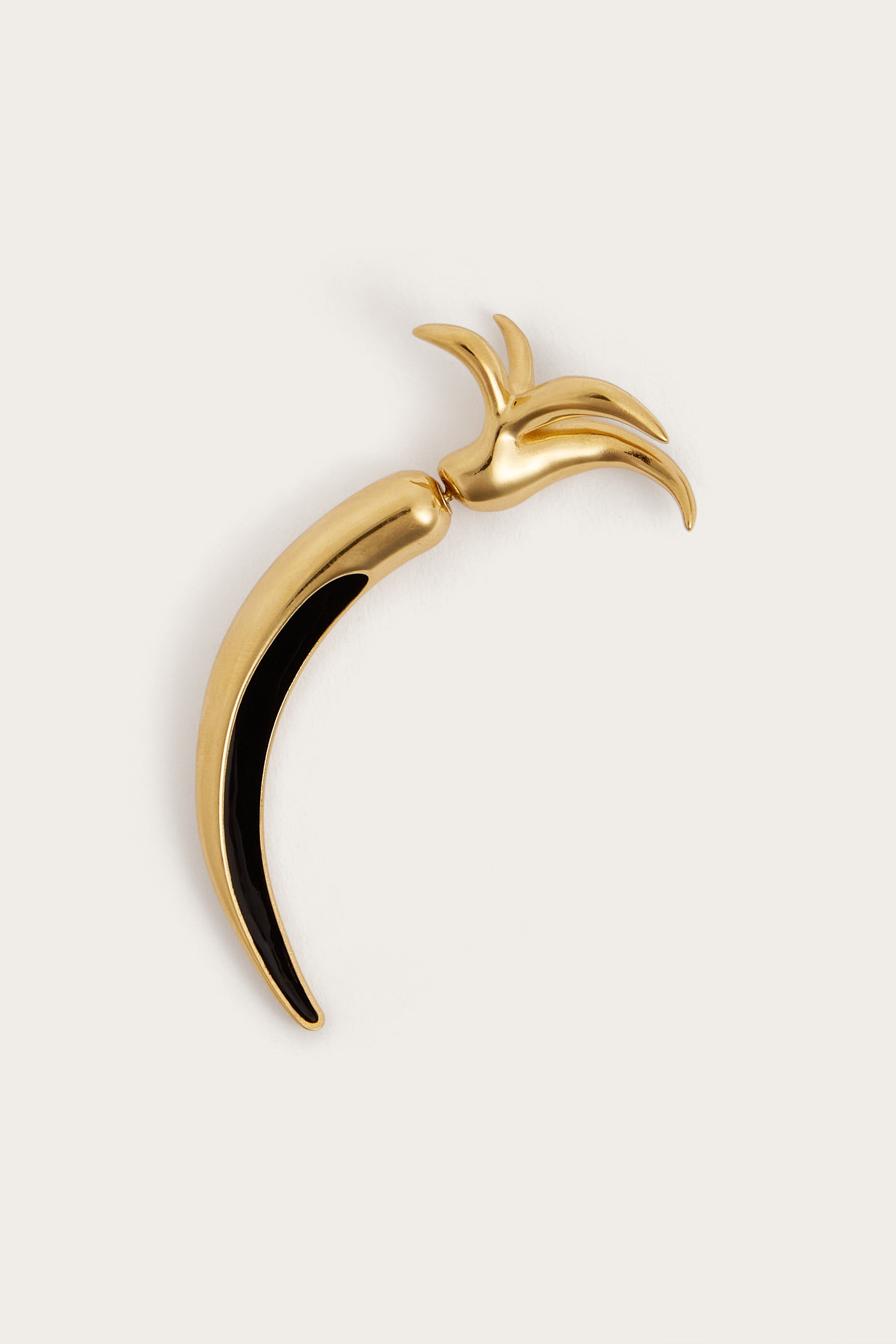Emilio Pucci Jewellery mono boucle étoile doré