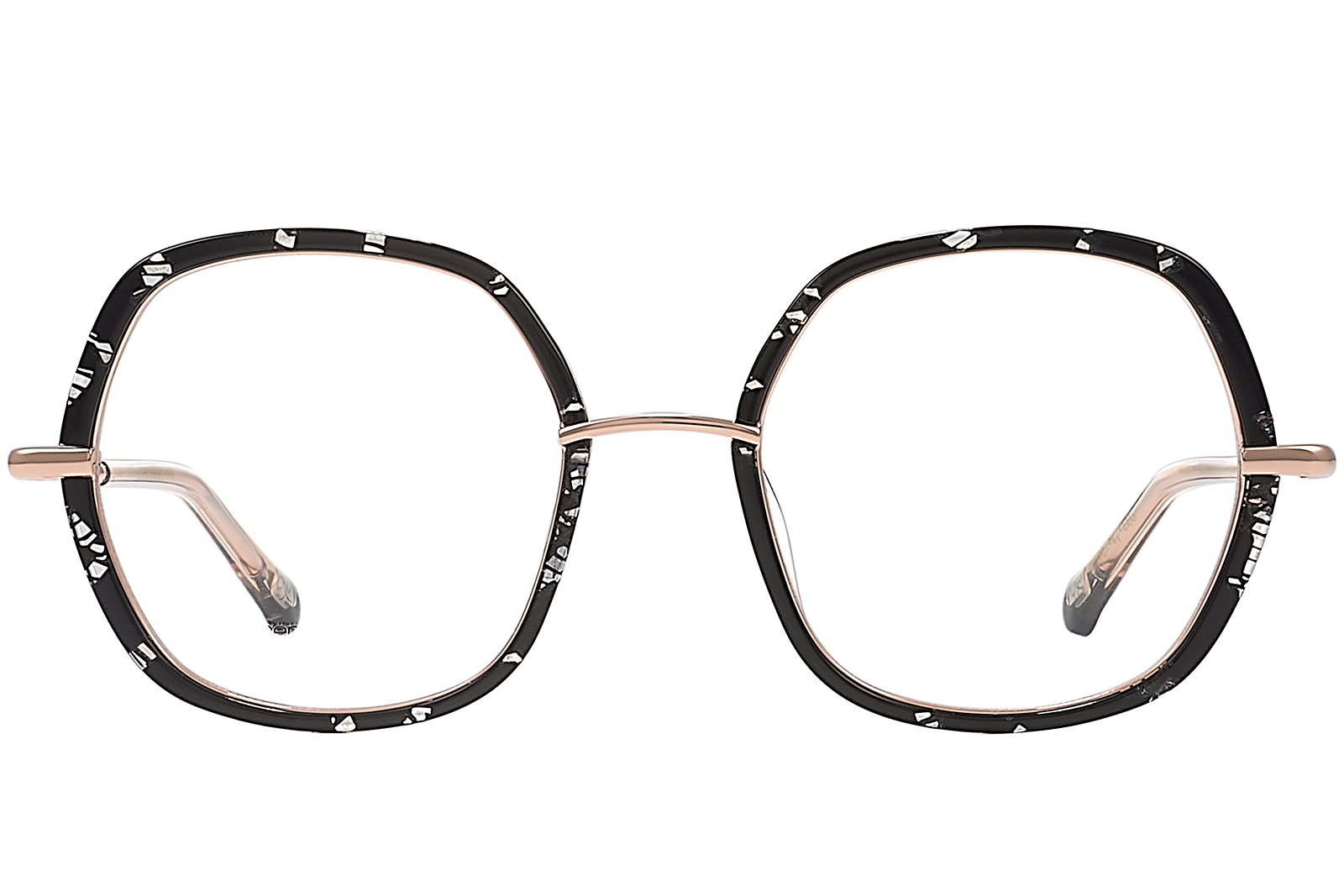 Clémence & Margaux L'Essentiel lunettes de vue moucheté noir