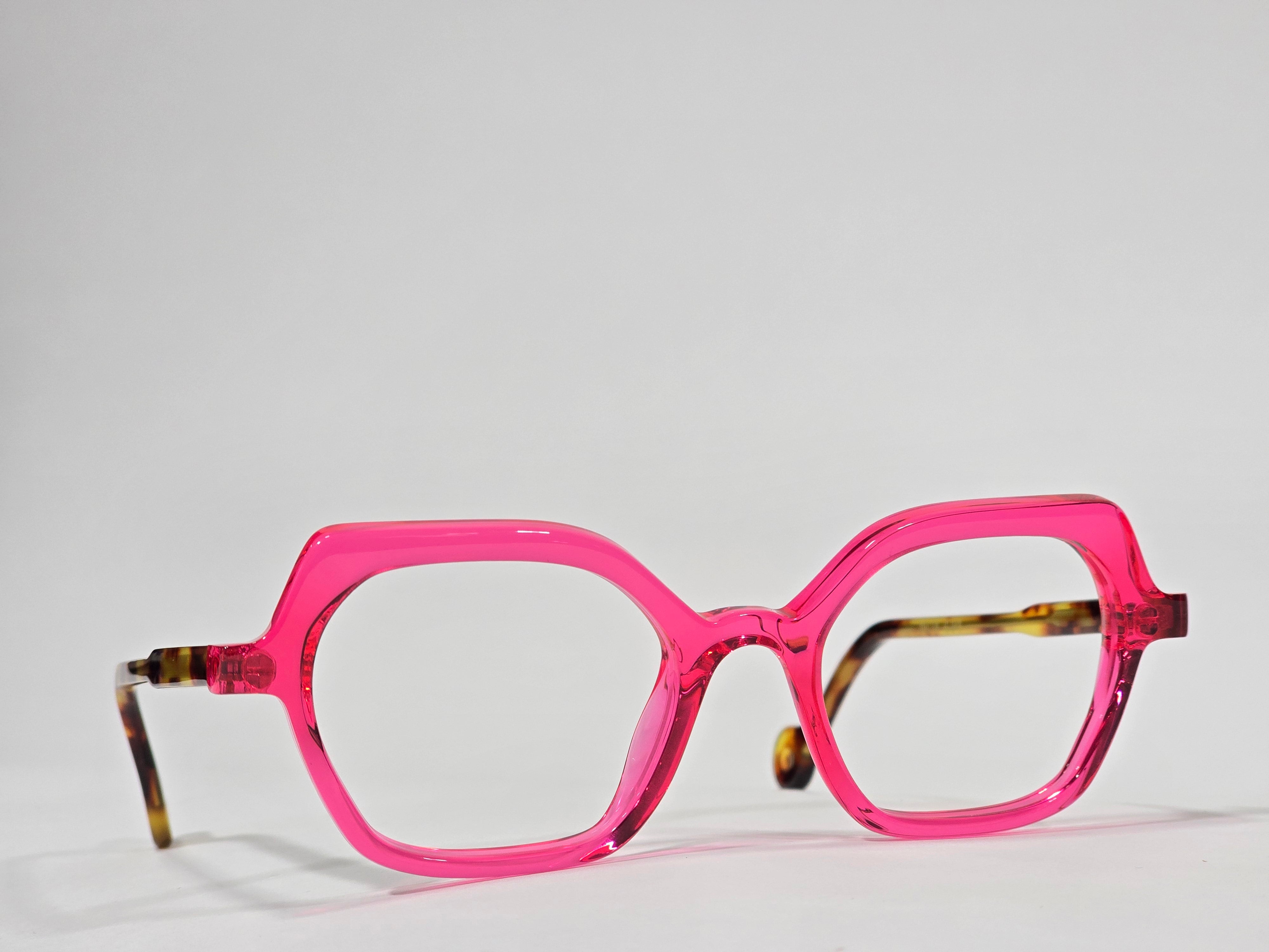 Xavier Derome Delta C248 lunettes de vue rose fuchsia
