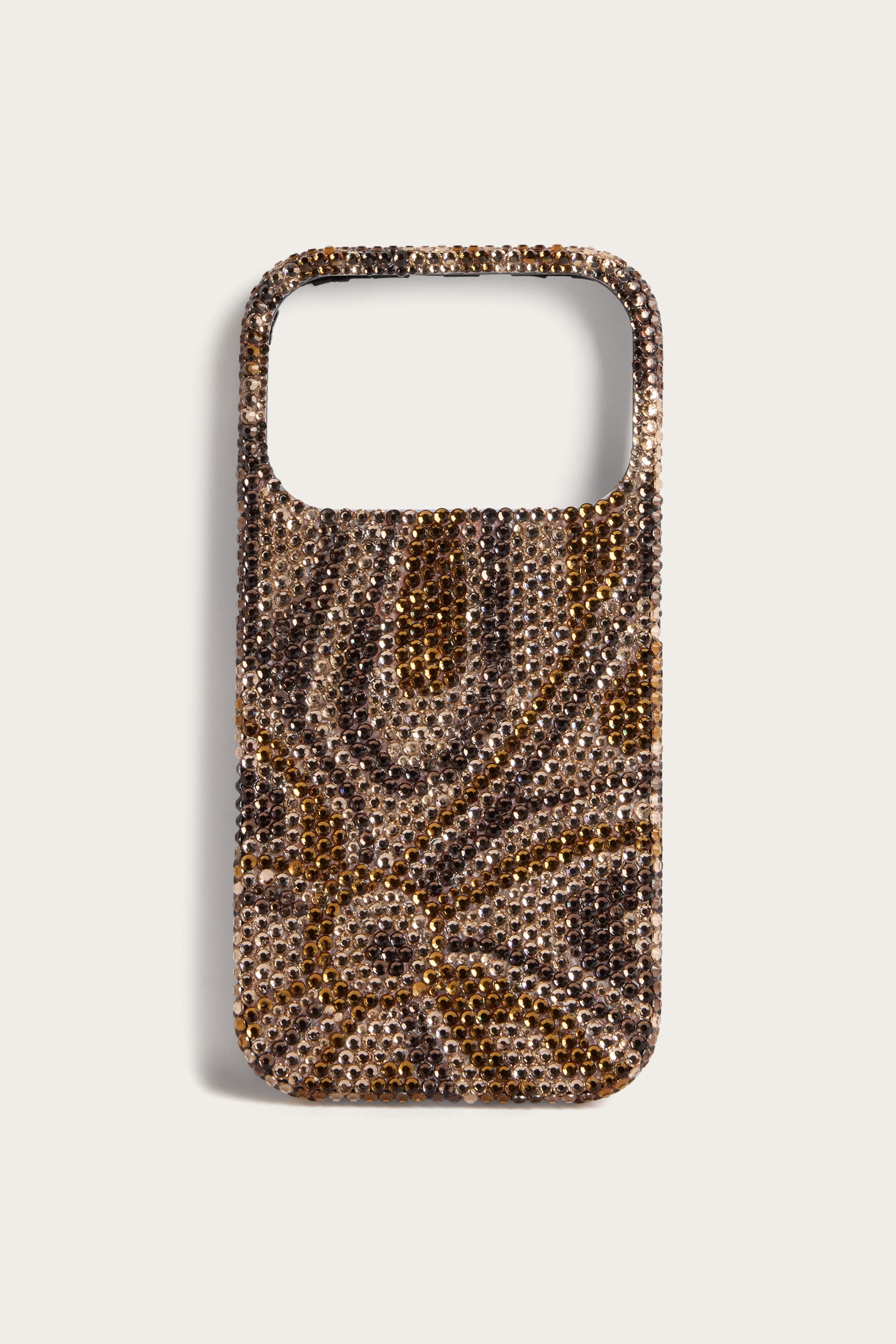Emilio Pucci coque iPhone 17 Pro Max gold strass