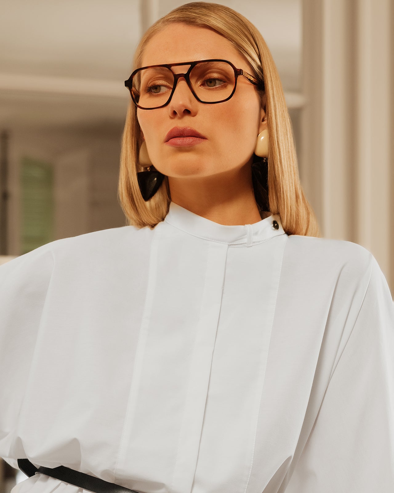 Clémence & Margaux La Vibe lunettes de vue noir écaille double pont