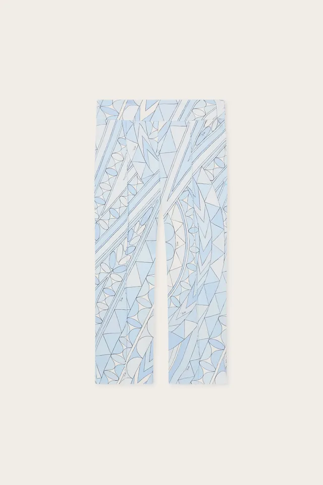 Emilio Pucci Capri short jersey bleu clair Manuba