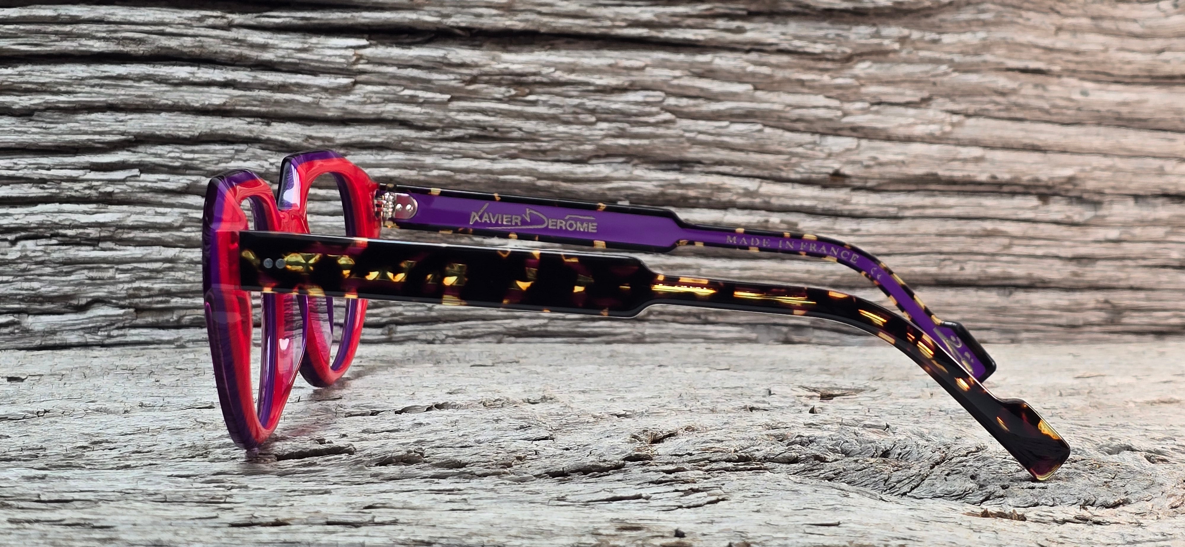 Xavier Derome Divine C298 lunettes de vue violet acétate