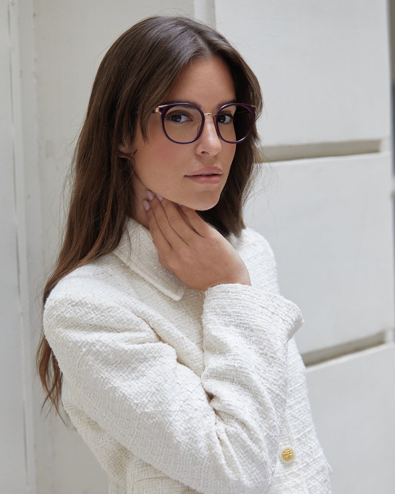 Clémence & Margaux L'Expressive lunettes de vue violet