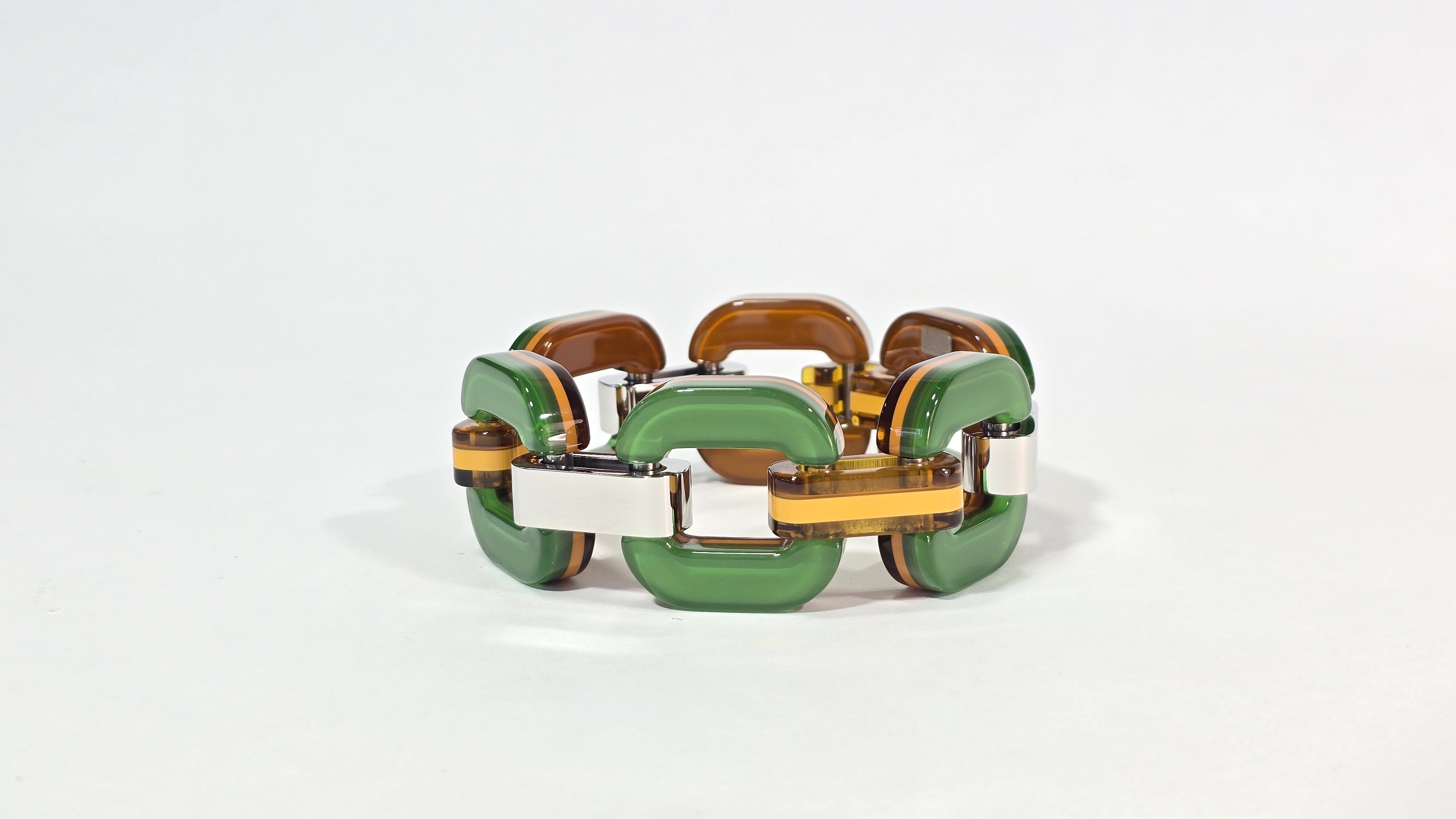 Xavier Derome Small GO-01-C310 bracelet acétate