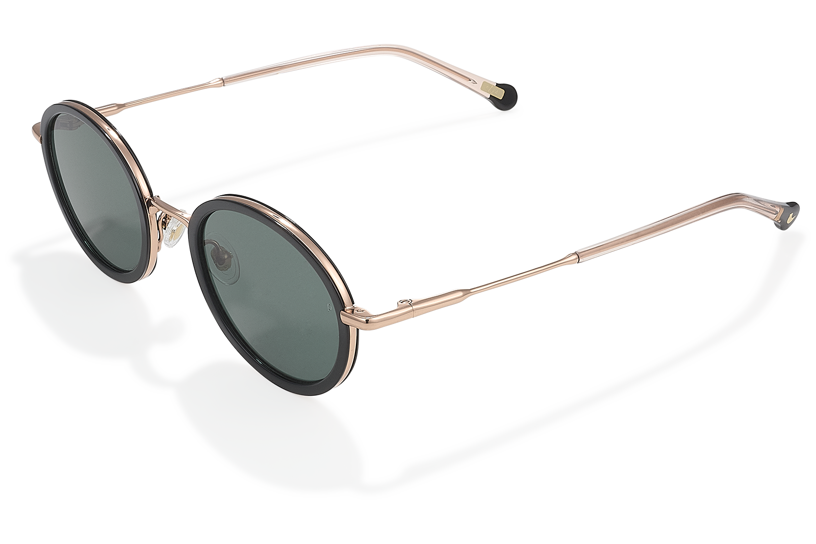 Clémence & Margaux La Sable Rose lunettes de soleil noir doré