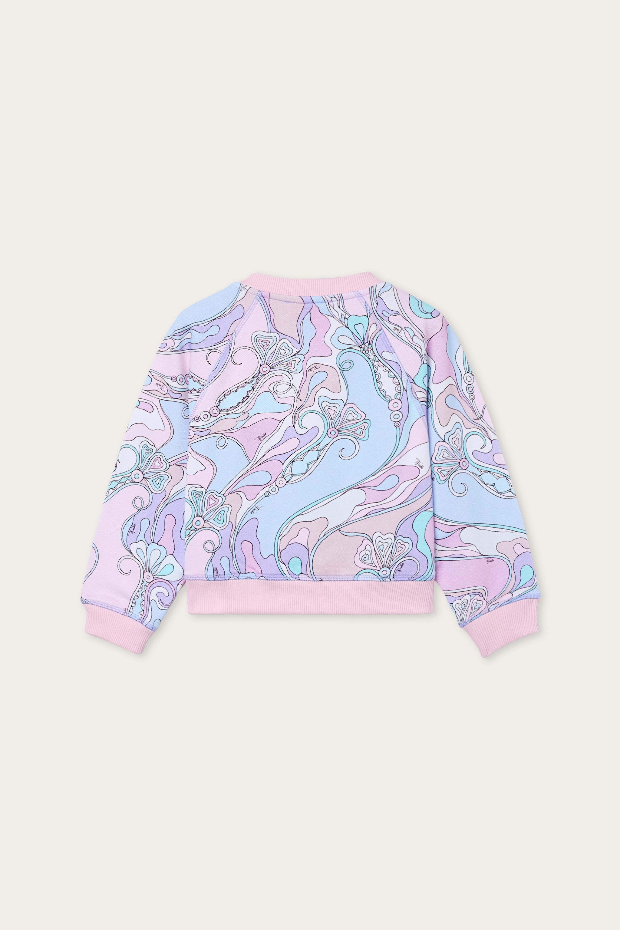 Emilio Pucci Orchidee sweat rose 10Y