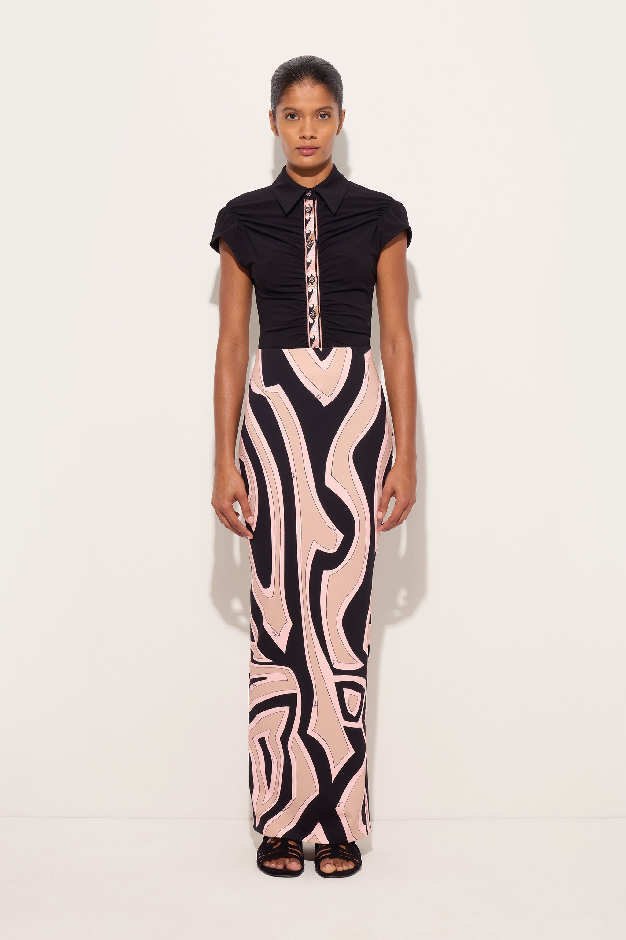 Emilio Pucci Labirinto 6HJW076H746038 jupe nude