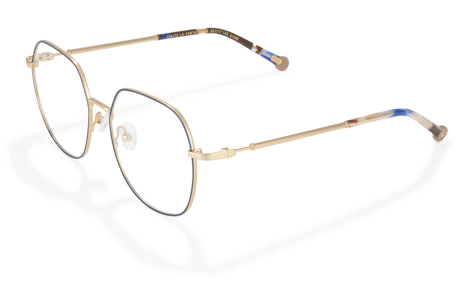 Clémence & Margaux La Fantastique lunettes de vue bleu marine doré
