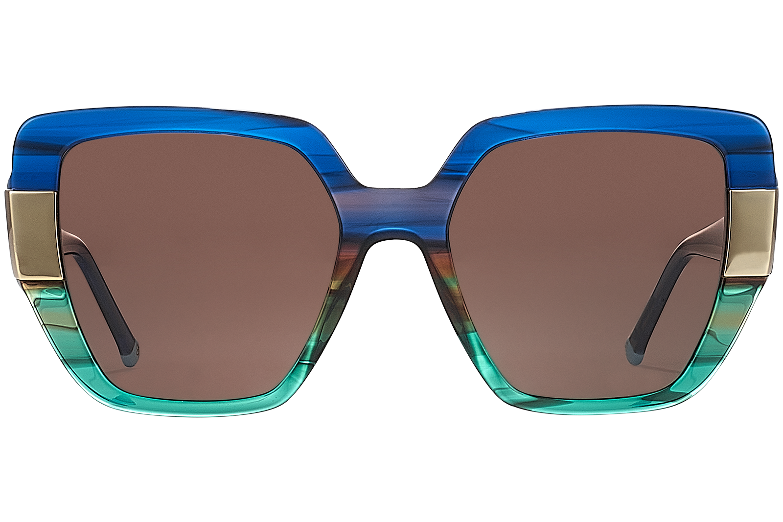 Clémence & Margaux New Hype lunettes de soleil Bleu polarisé