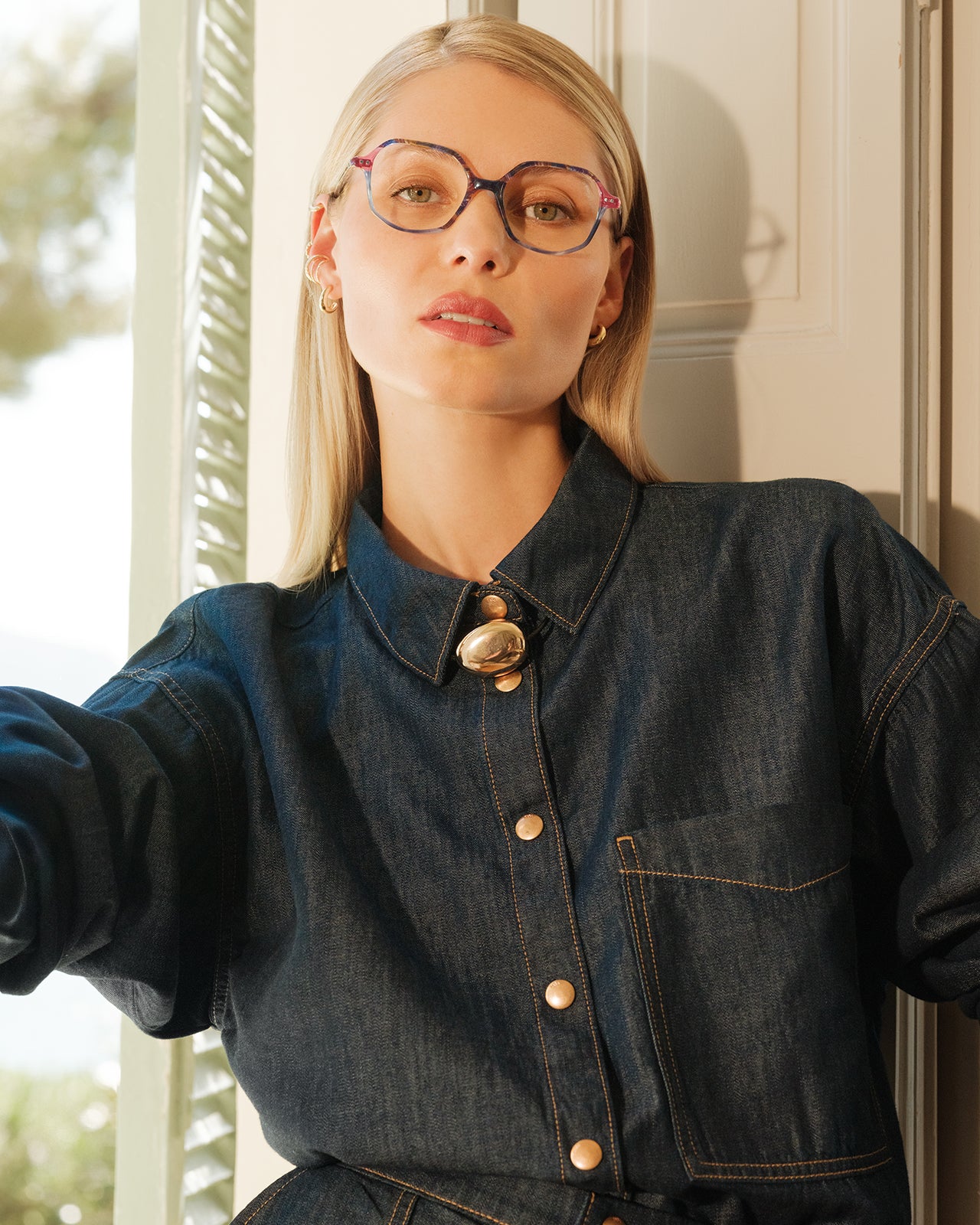 Clémence & Margaux Optiques La Bohème lunettes de vue Moucheté Rose