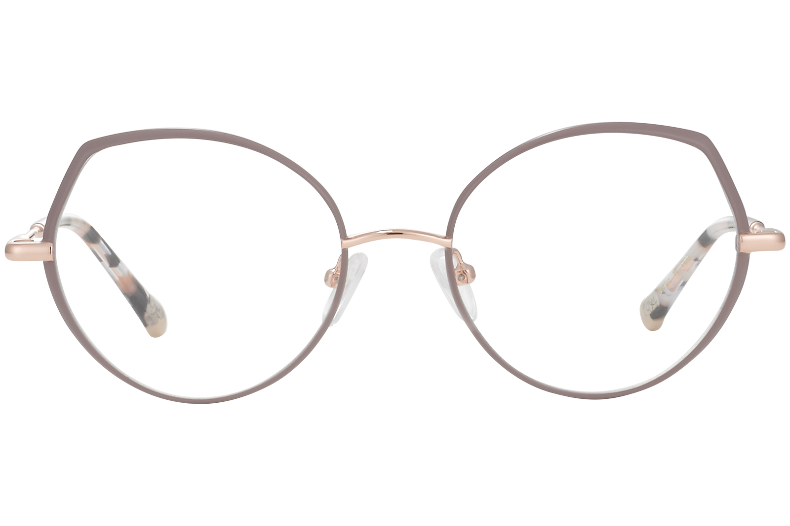 Clémence & Margaux La Rationnelle lunettes de vue taupe doré