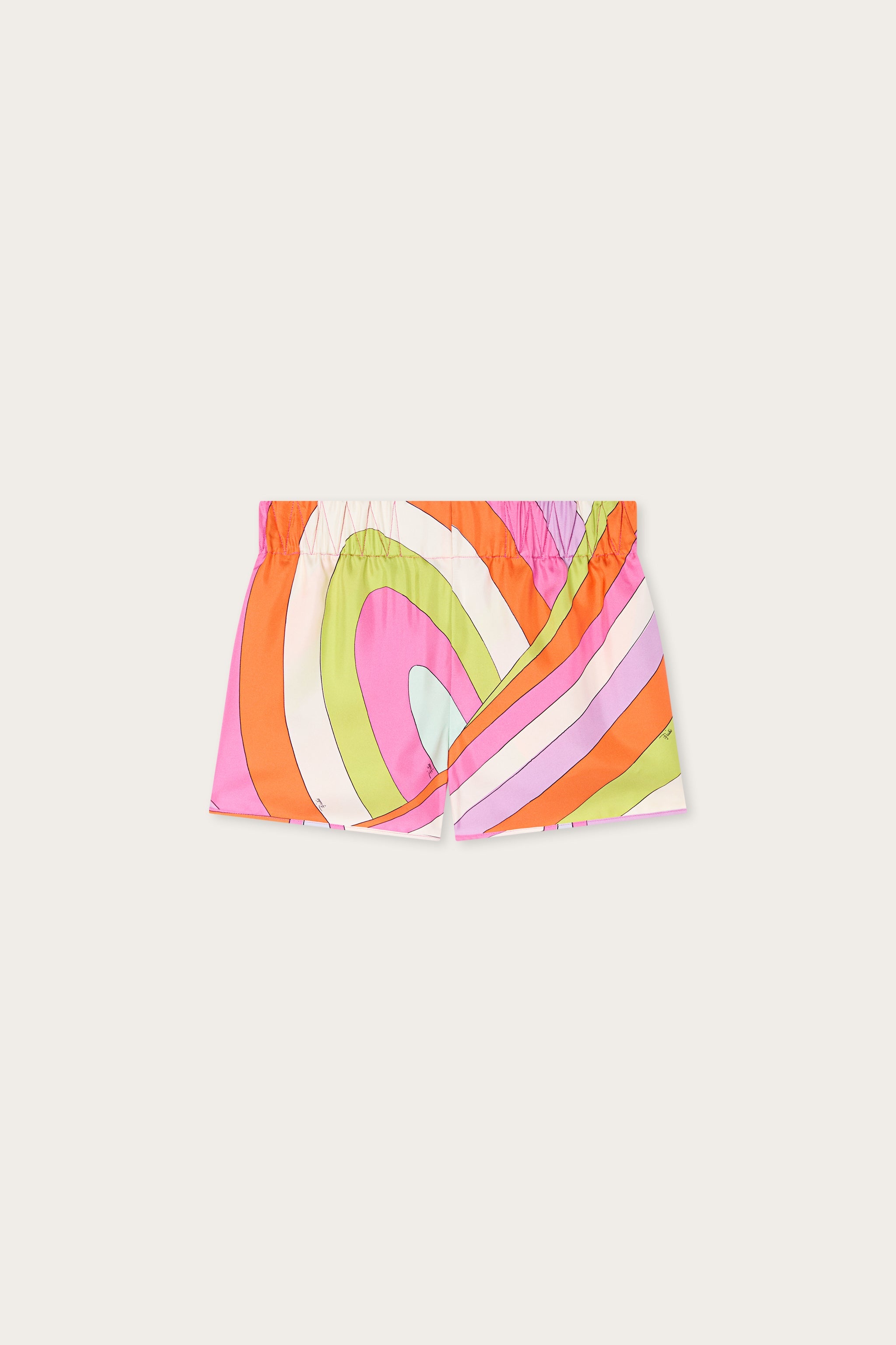 Emilio Pucci Short Iride soie multicolore Multicolor 38
