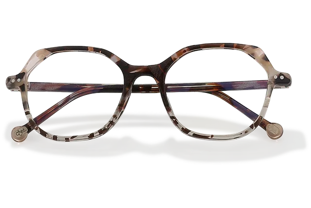 Clémence & Margaux La Dinguerie lunettes de vue brun rectangulaire