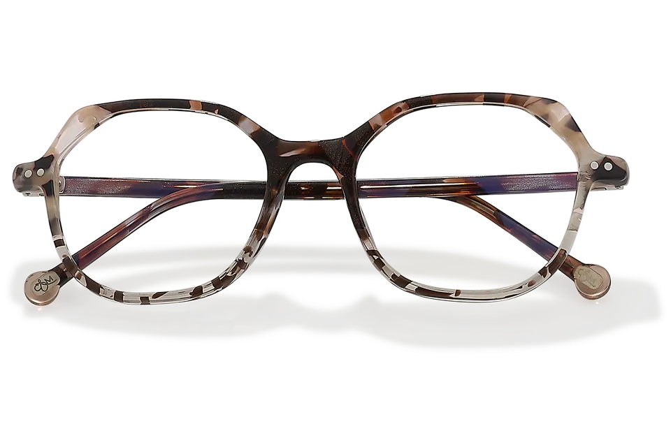 Clémence & Margaux La Dinguerie lunettes de vue brun rectangulaire