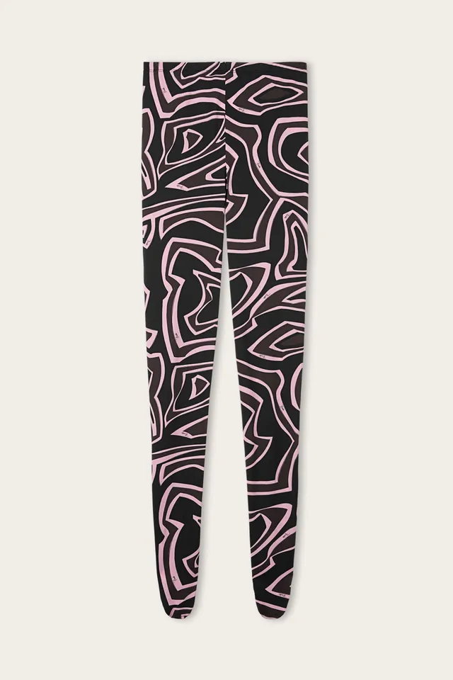 Emilio Pucci Labirinto Collant 50 Den Kaki Rose