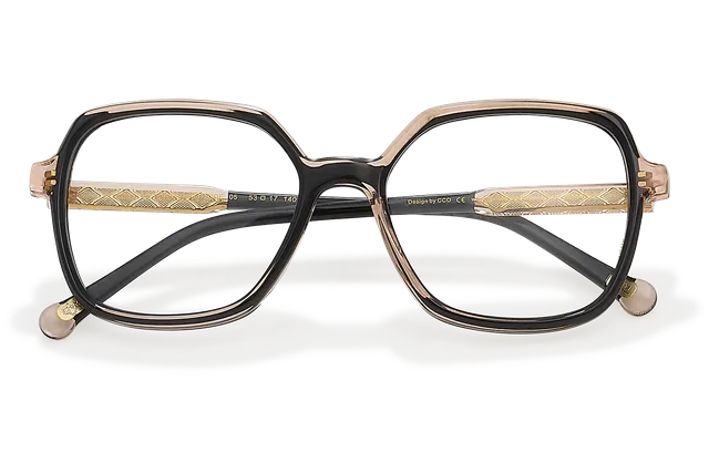Clémence & Margaux La French Attitude lunettes de vue carrée noir rose